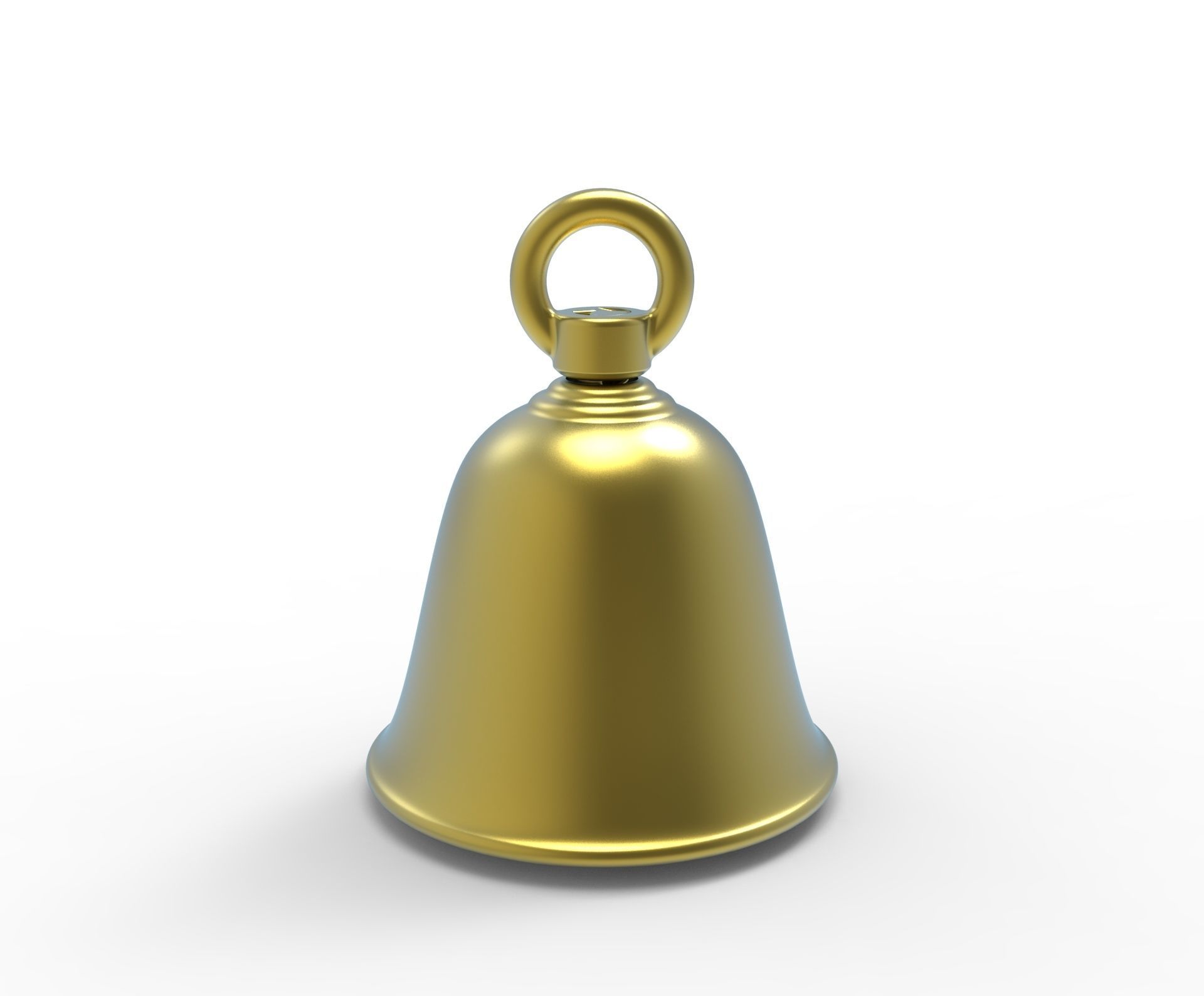 bell pendant 3D print model_2