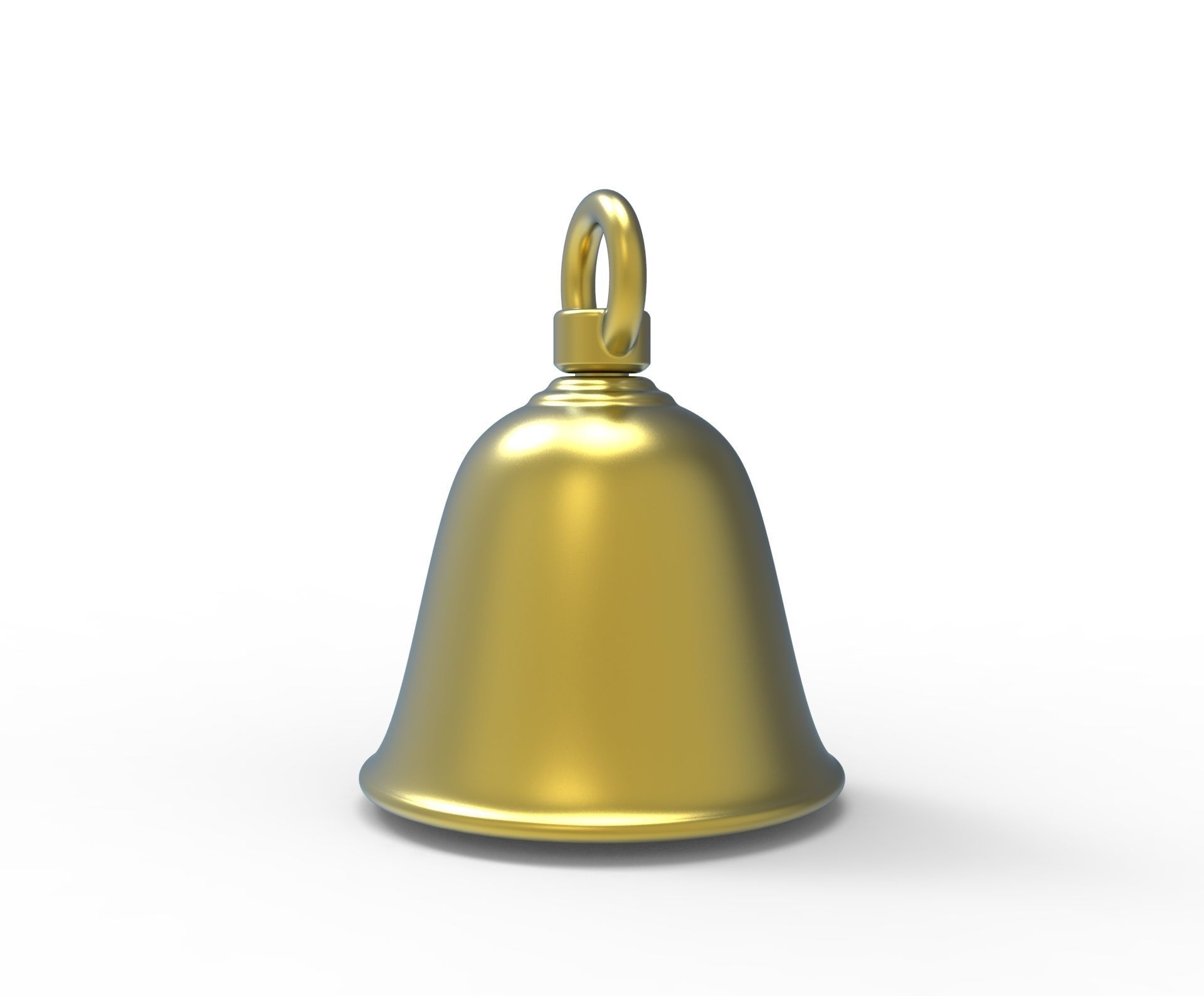 bell pendant 3D print model_8