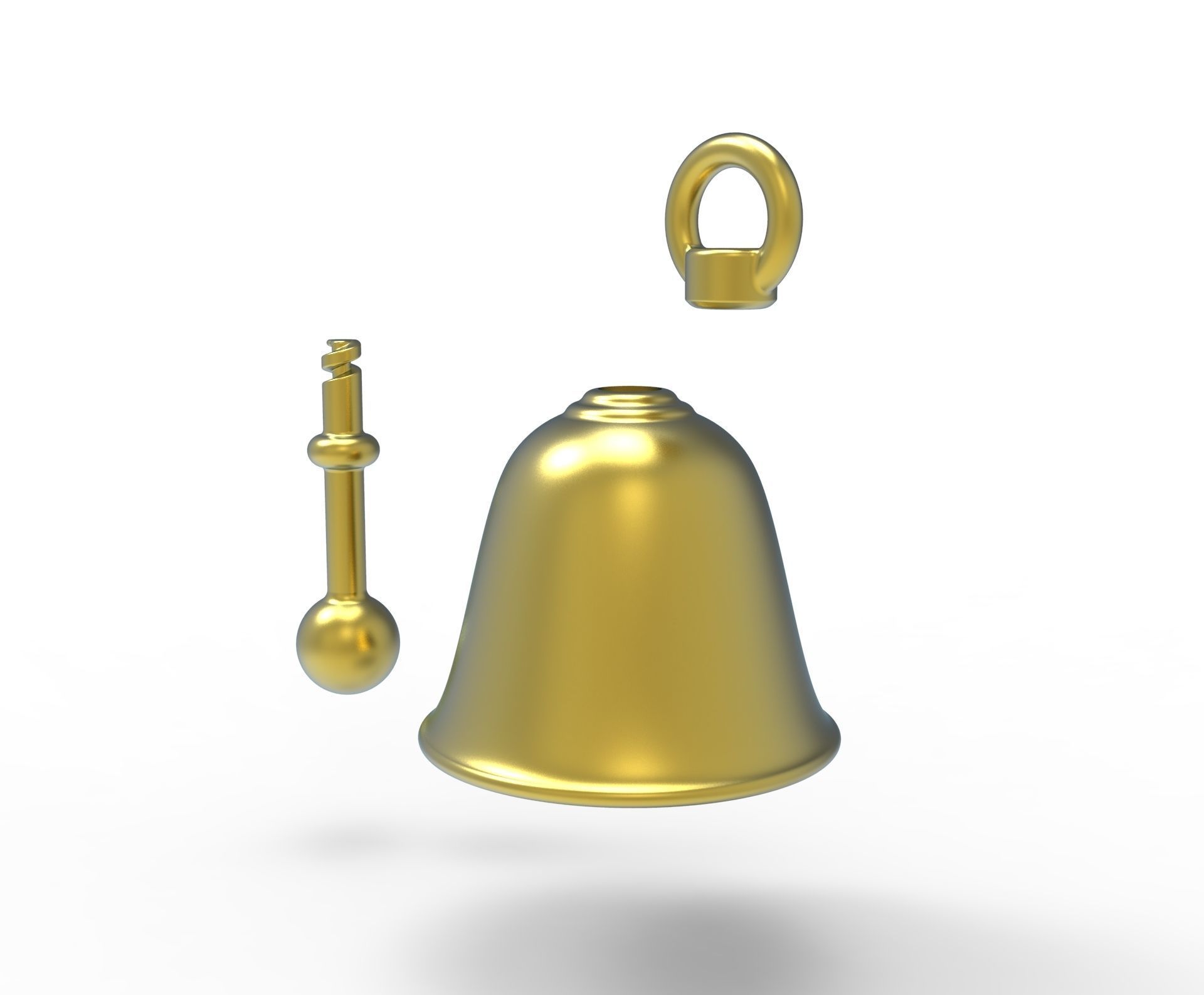 bell pendant 3D print model_22