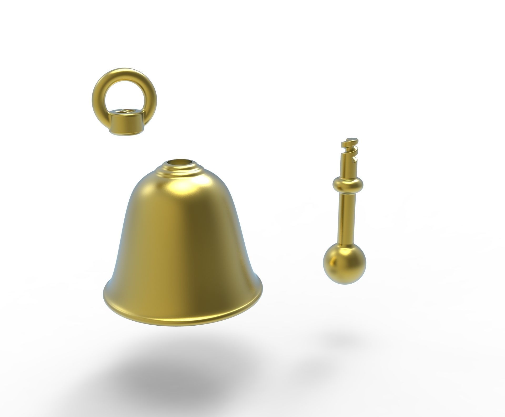 bell pendant 3D print model_23