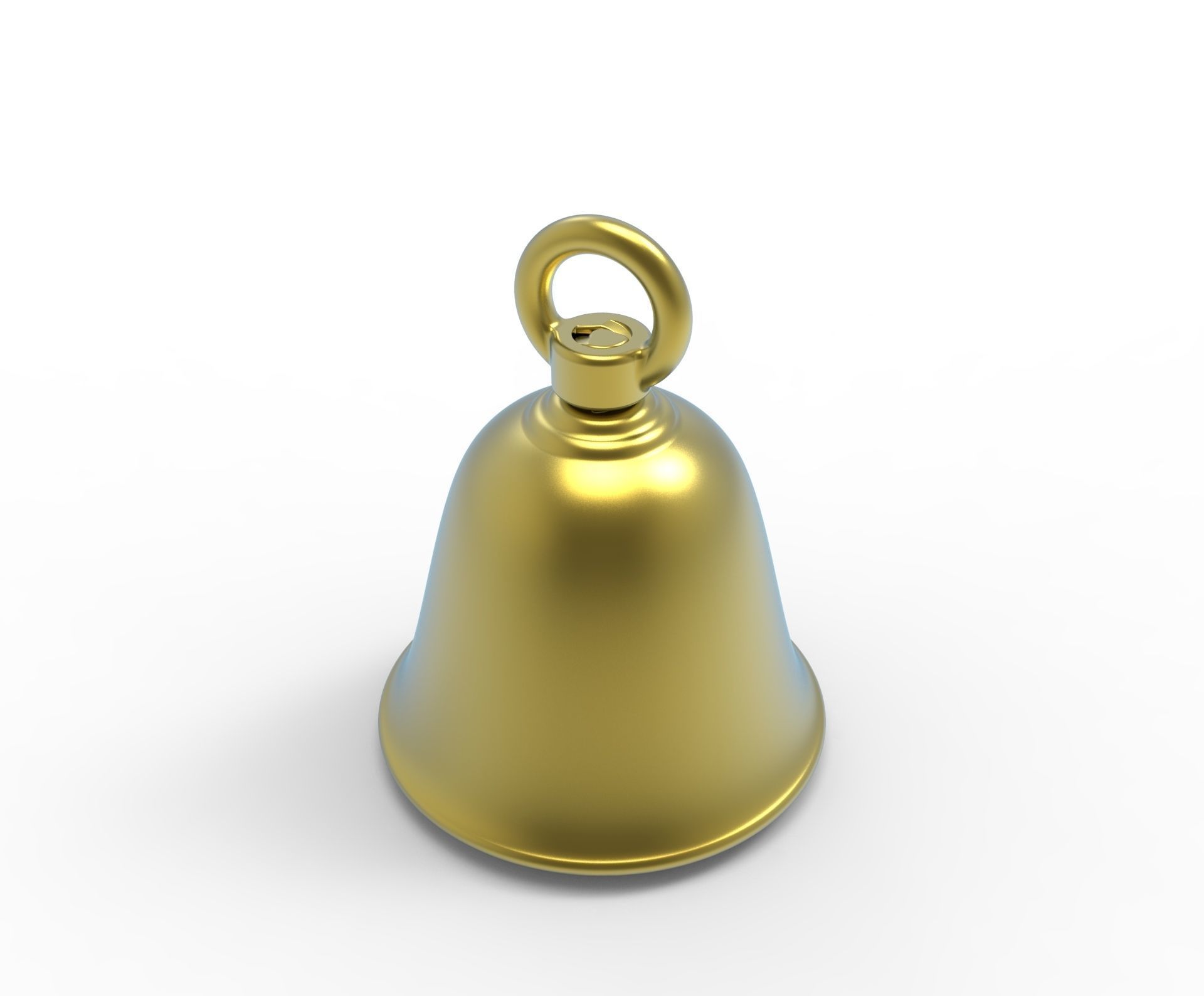 bell pendant 3D print model_3