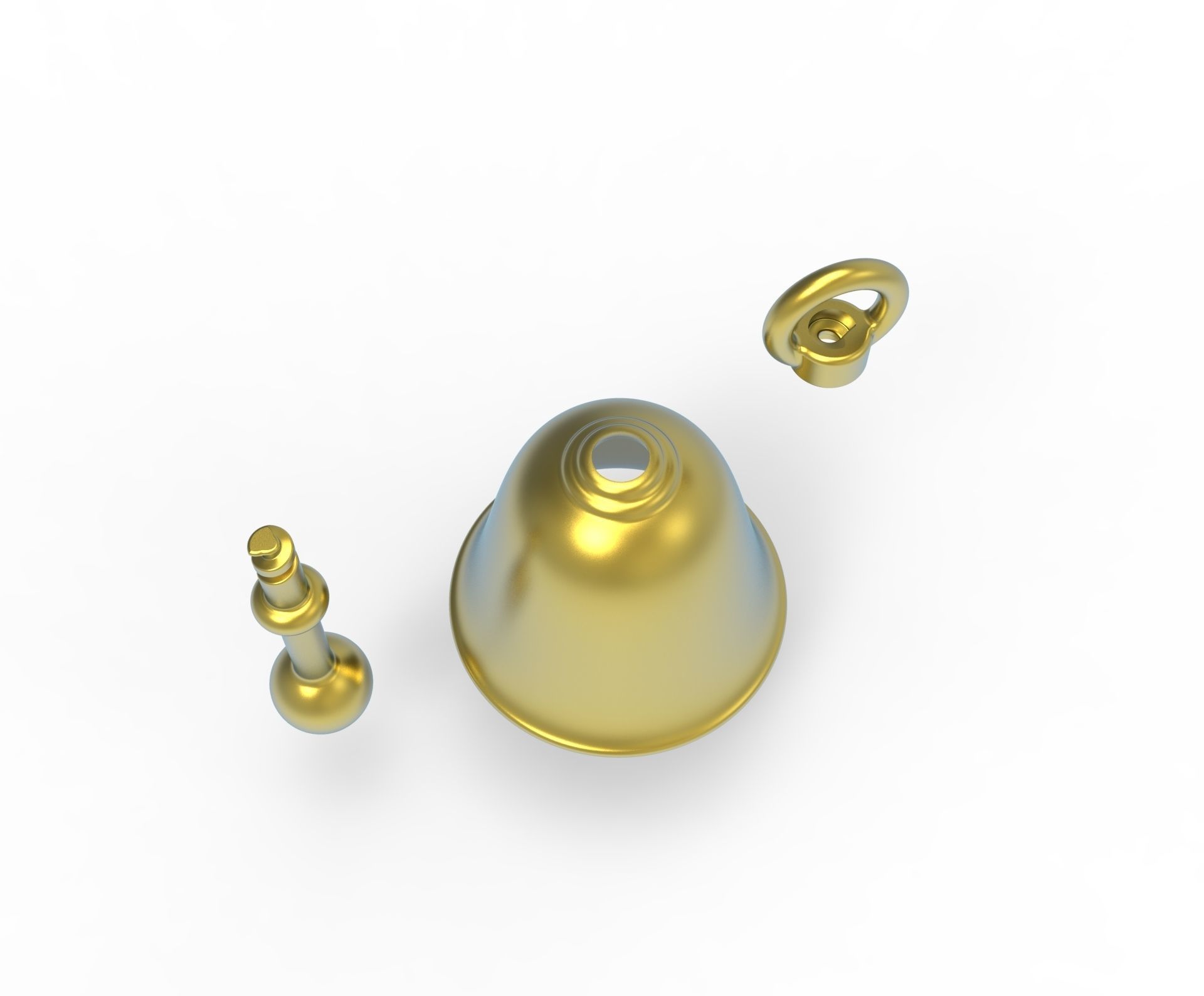 bell pendant 3D print model_26