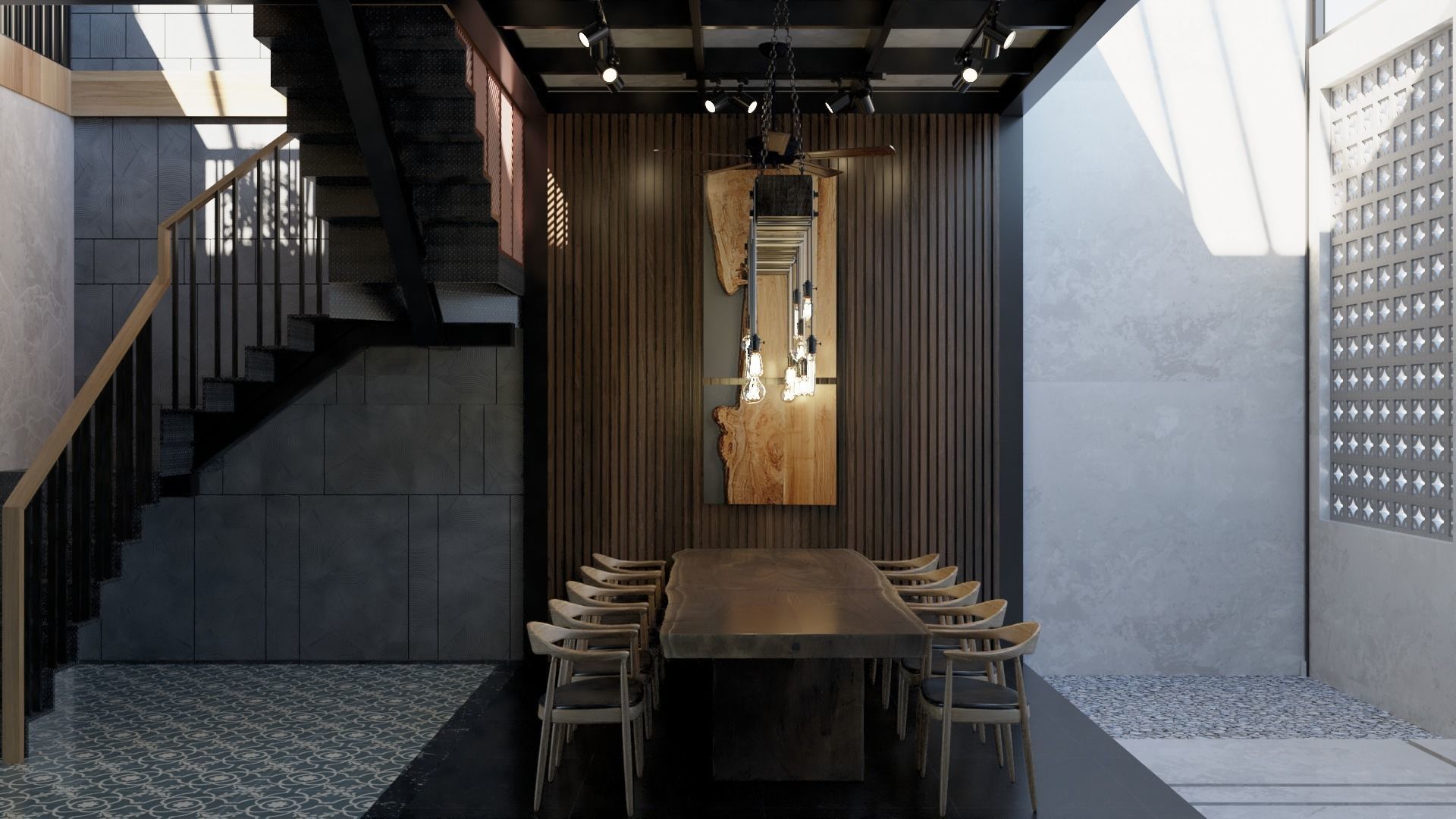 Coffee shop  3D model_8