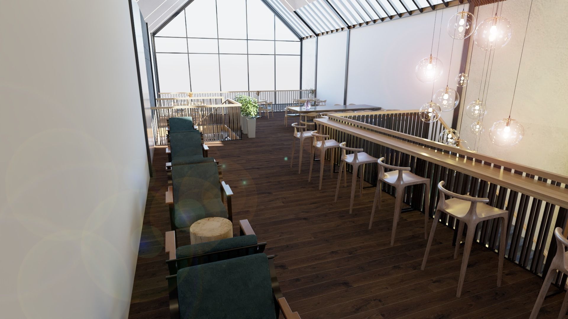 Coffee shop  3D model_4