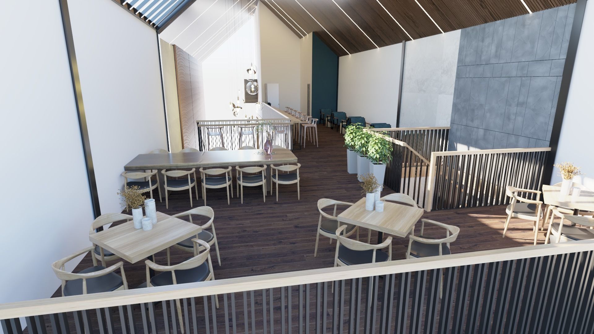 Coffee shop  3D model_3