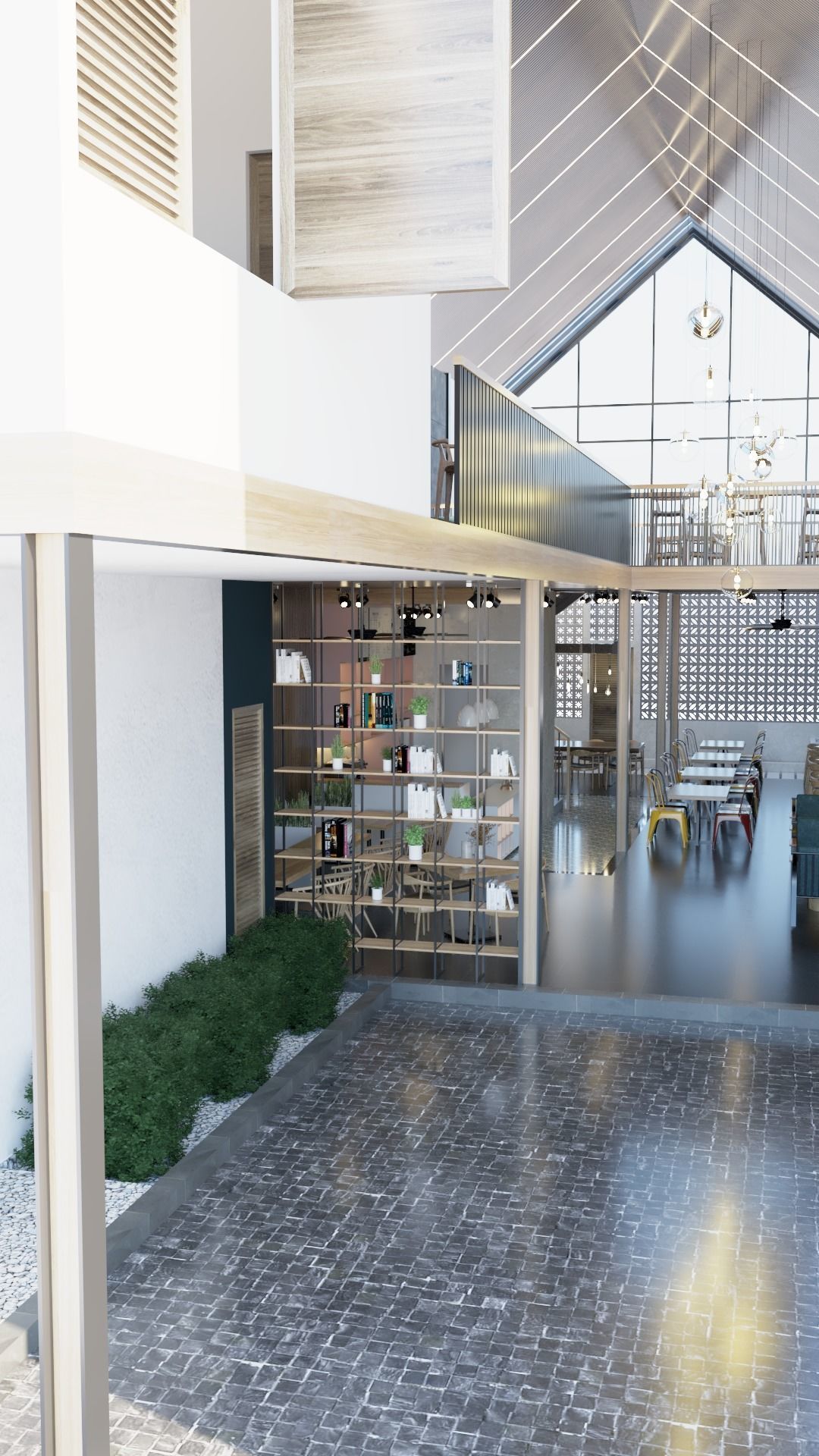 Coffee shop  3D model_6