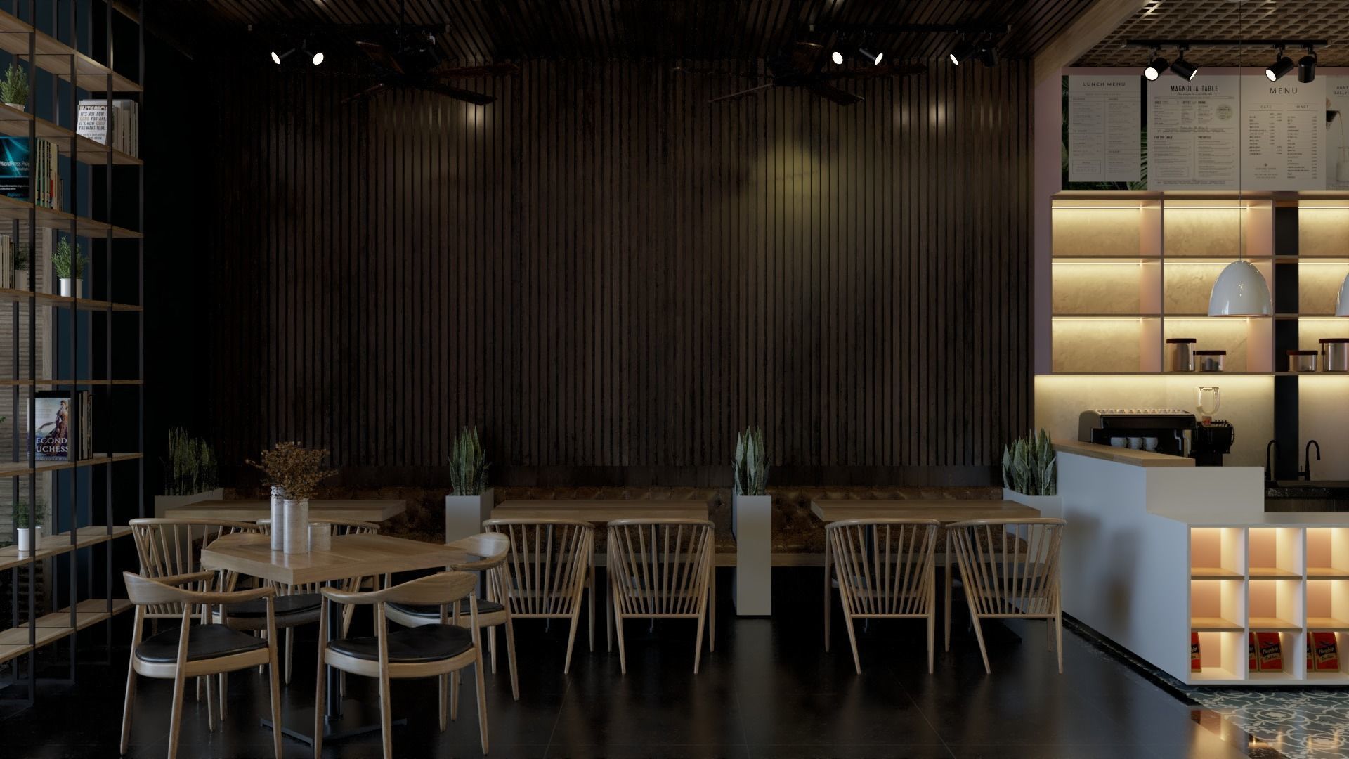 Coffee shop  3D model_9