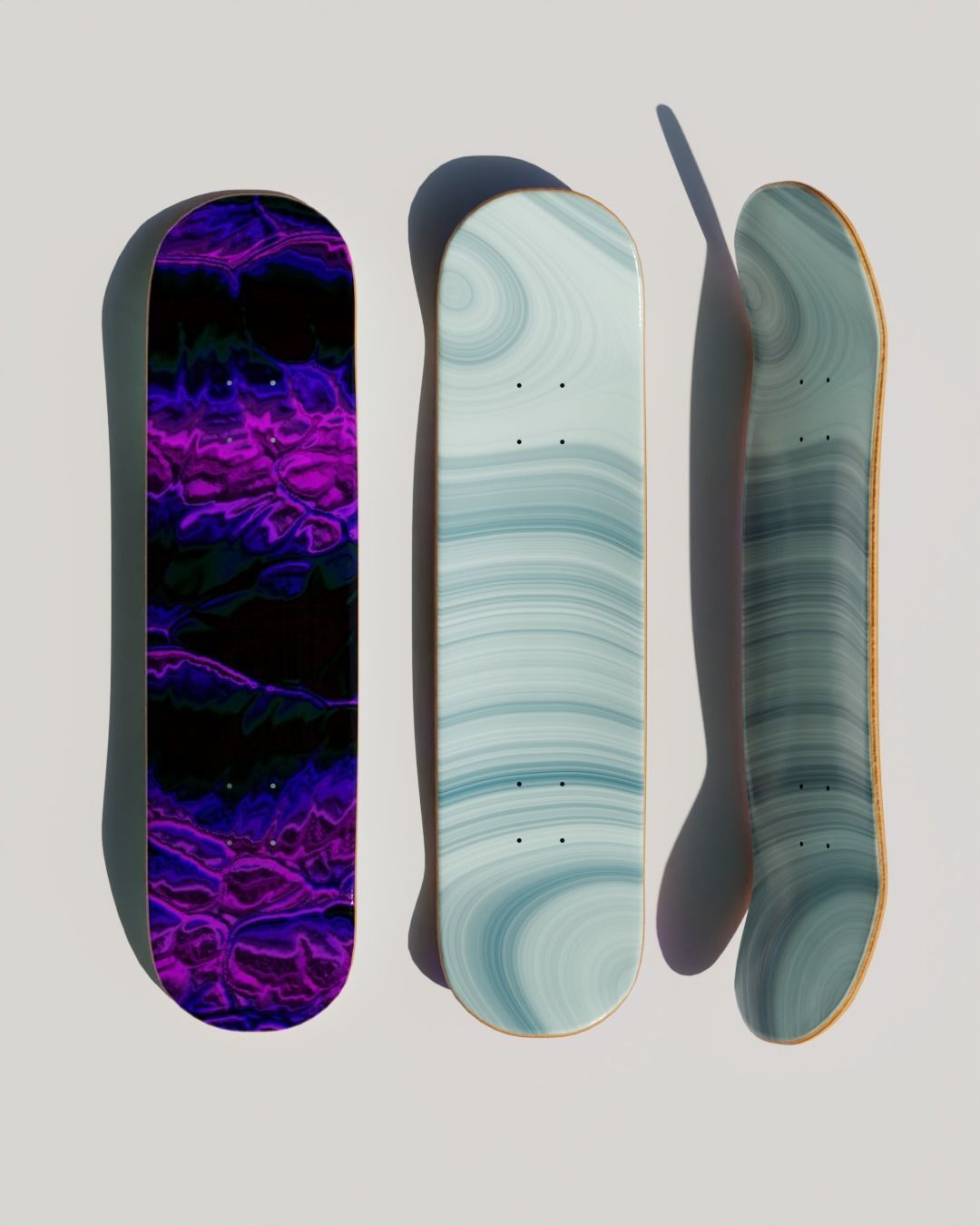 3d Modeling deckskate realistic render cycles 3D model_6