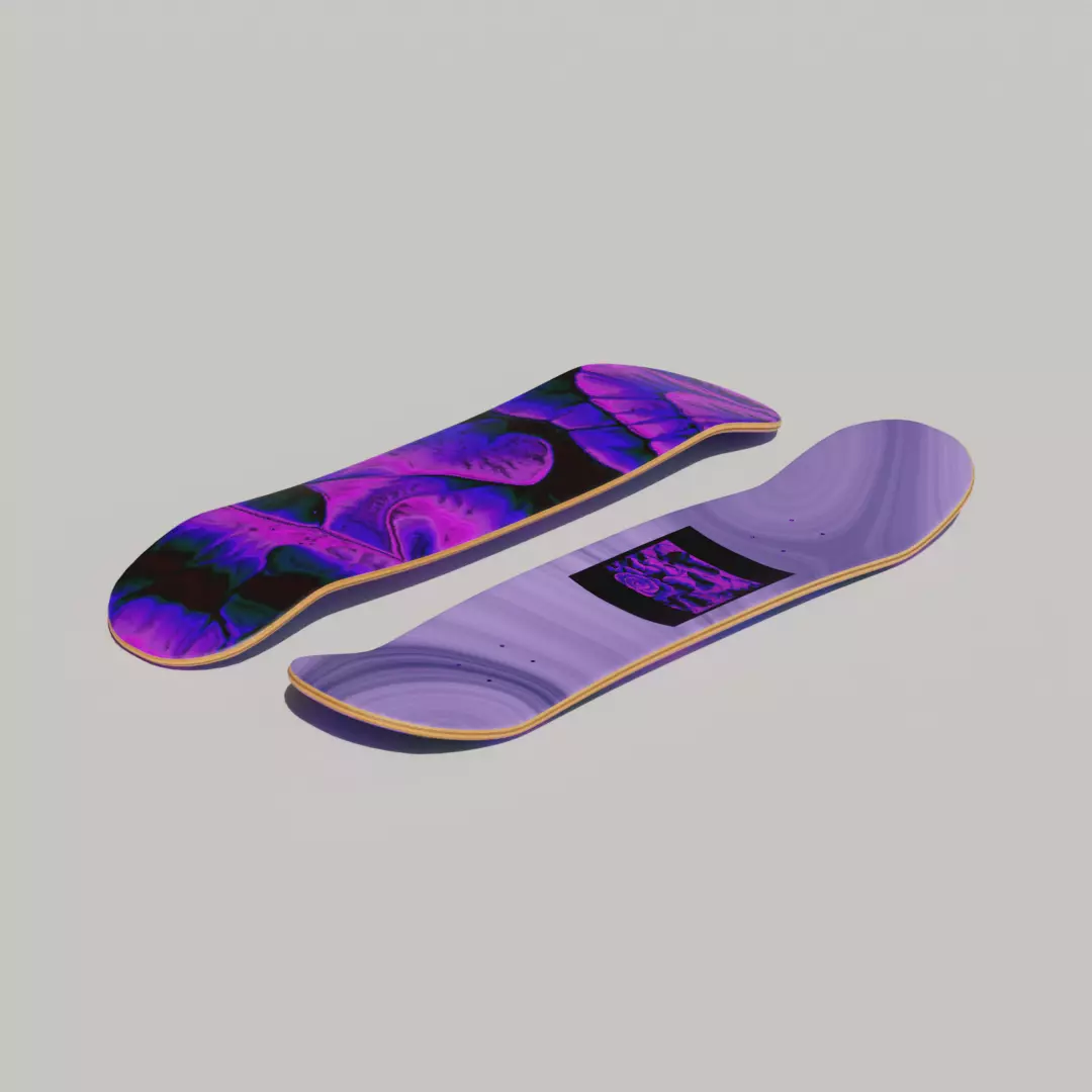 3d Modeling deckskate realistic render cycles 3D model_0