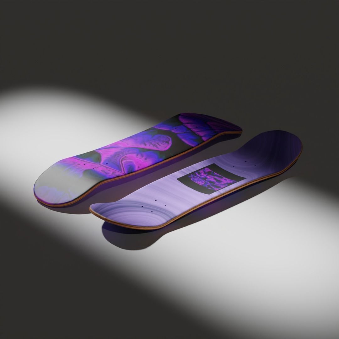 3d Modeling deckskate realistic render cycles 3D model_4