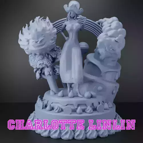YOUNG CHARLOTTE LINLIN - BIG MOM - ONEPIECE - 3D PRINT