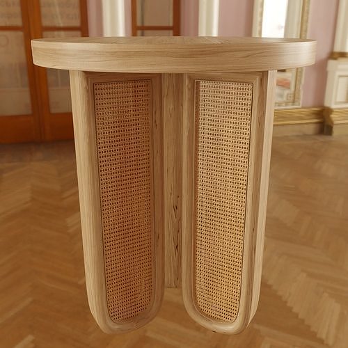 Stella side table 3D model 2