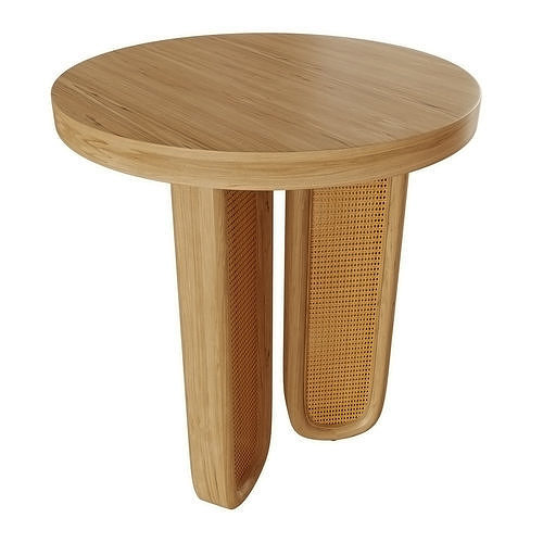 Stella side table 3D model 3
