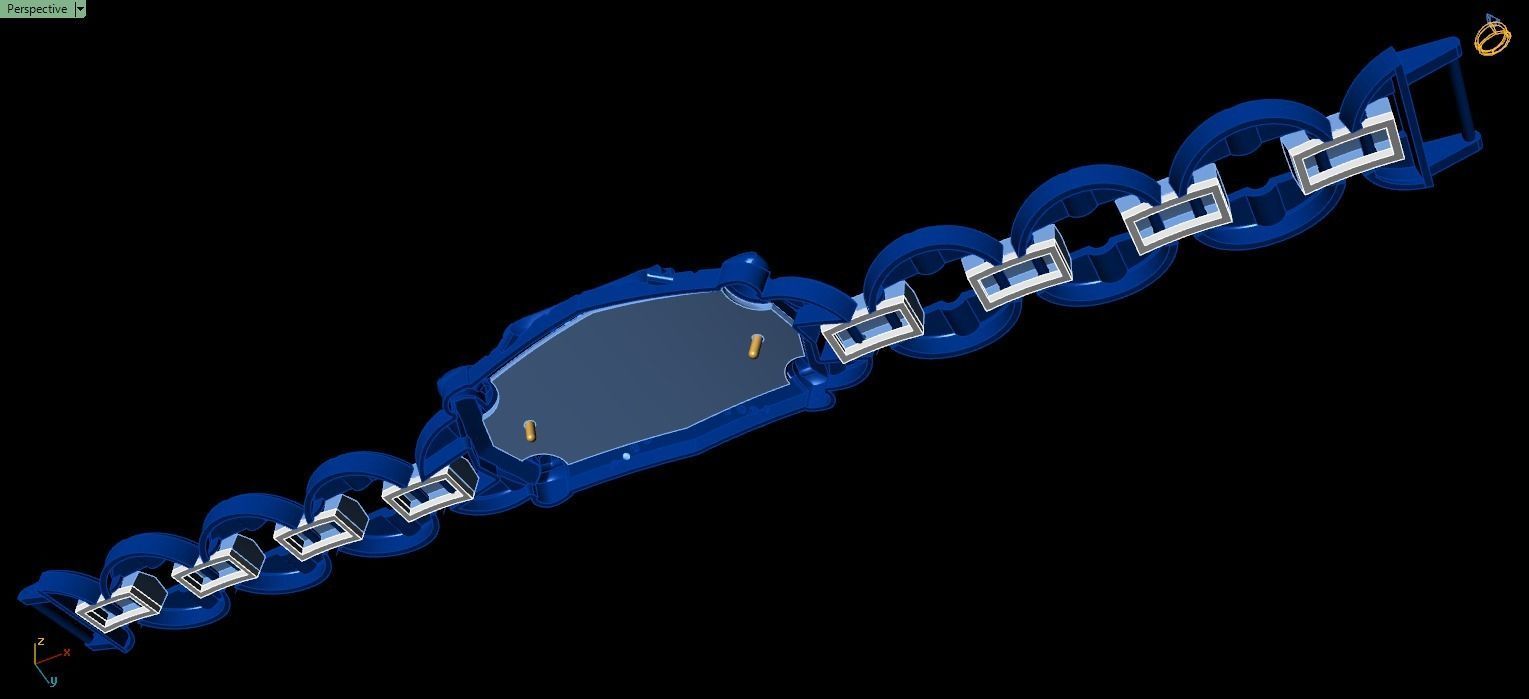 DRAGON Bracelet For Men 3D print model_2