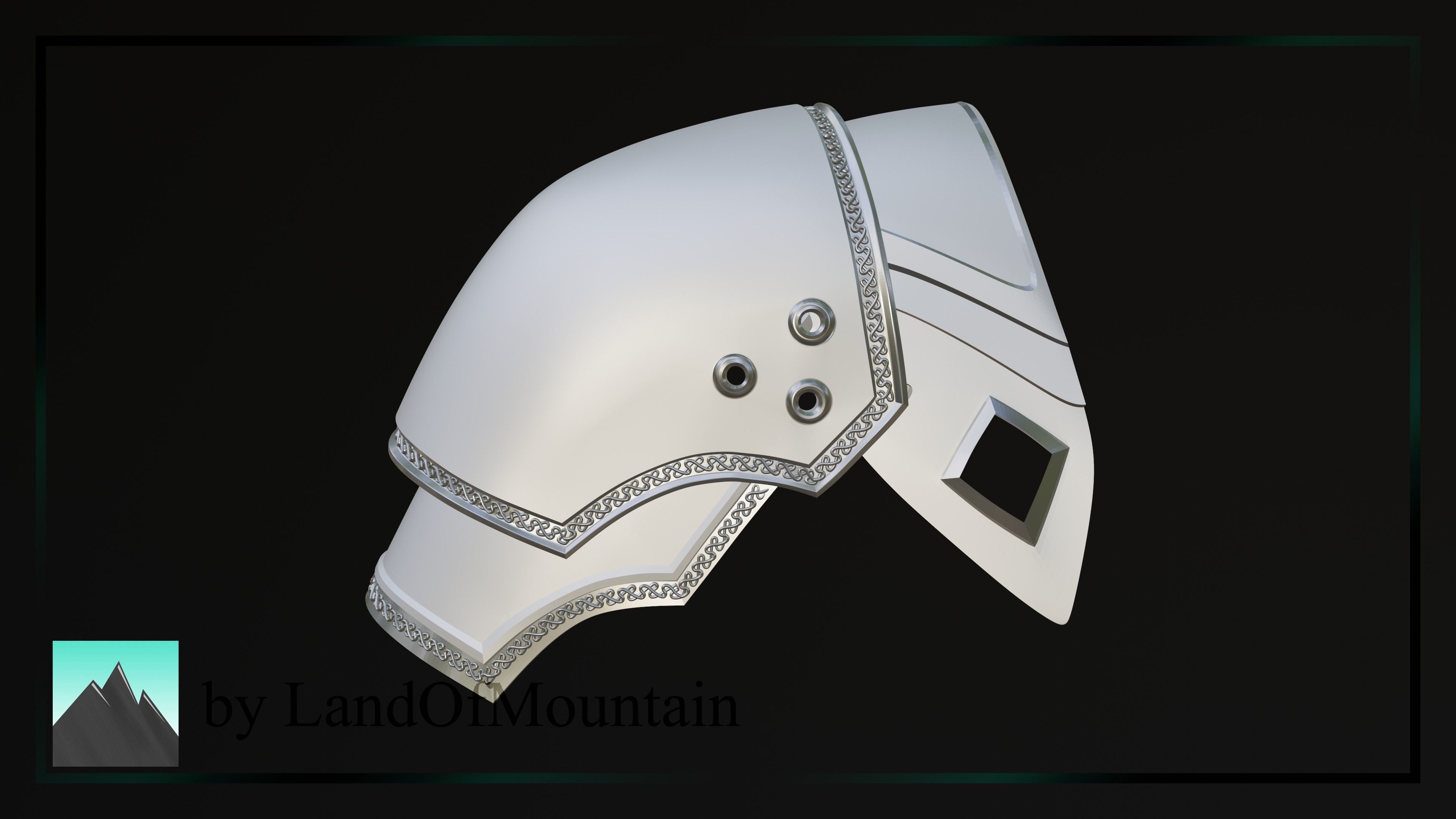 Final Fantasy VII - Sephiroth Pauldrons 3D print model_1