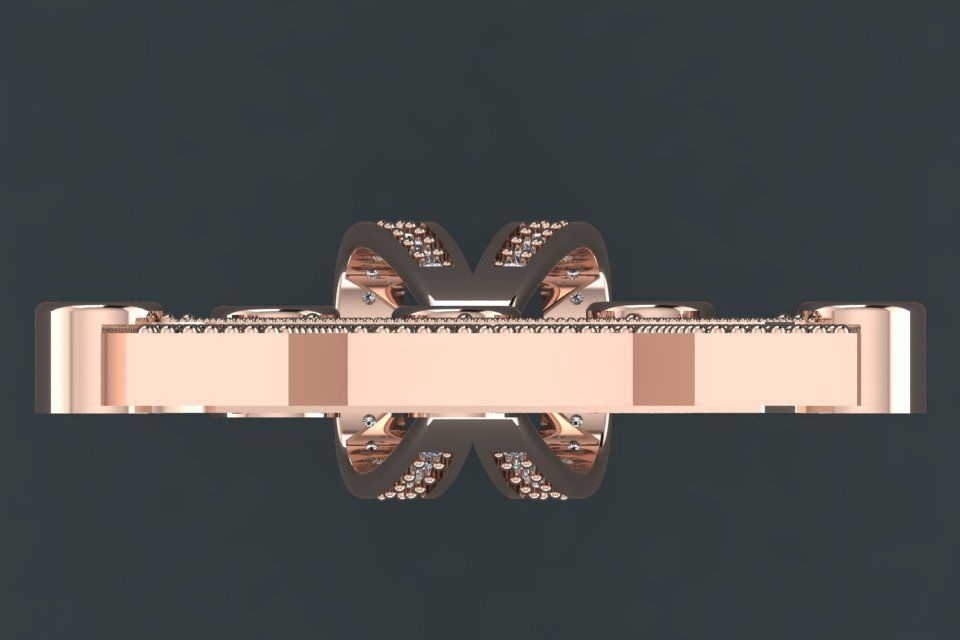 A letter pendant 3D print model_11