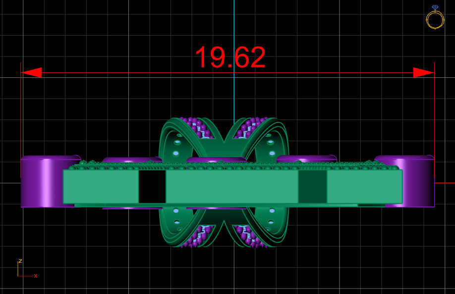 A letter pendant 3D print model_14