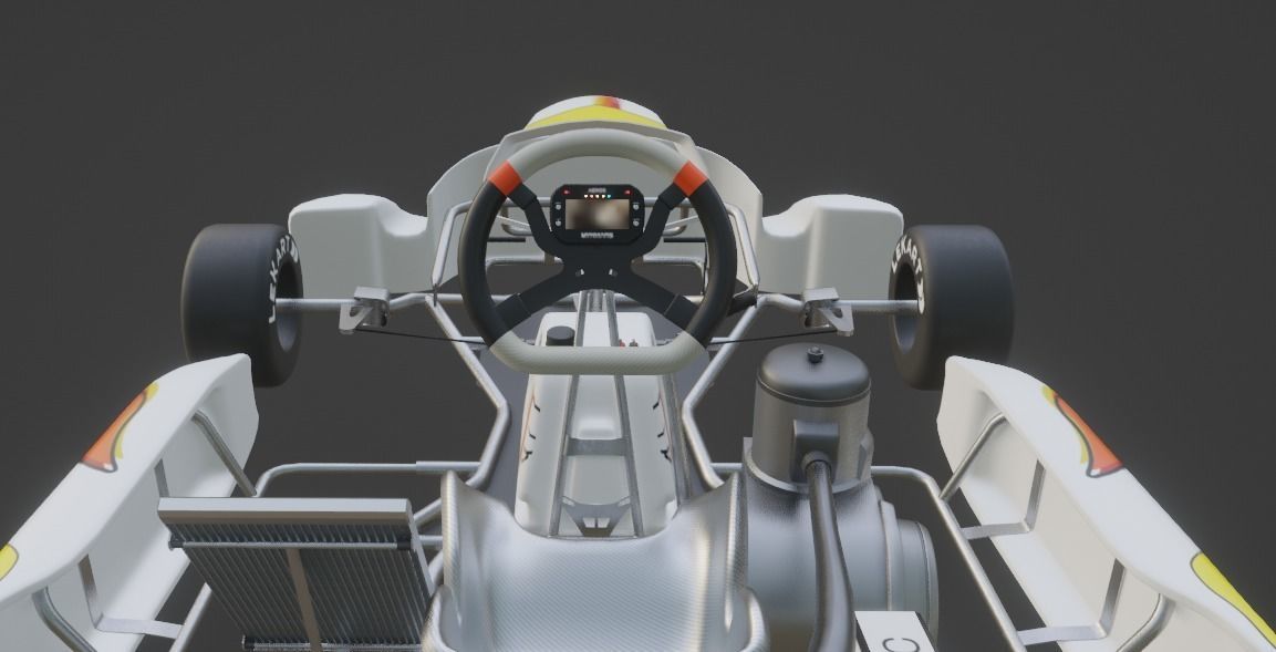 Go Kart  KartRepublic Low-poly 3D model_29