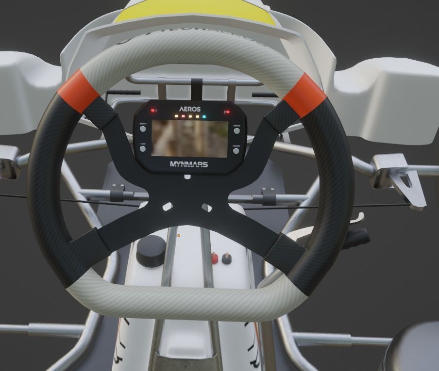 Go Kart  KartRepublic Low-poly 3D model_28