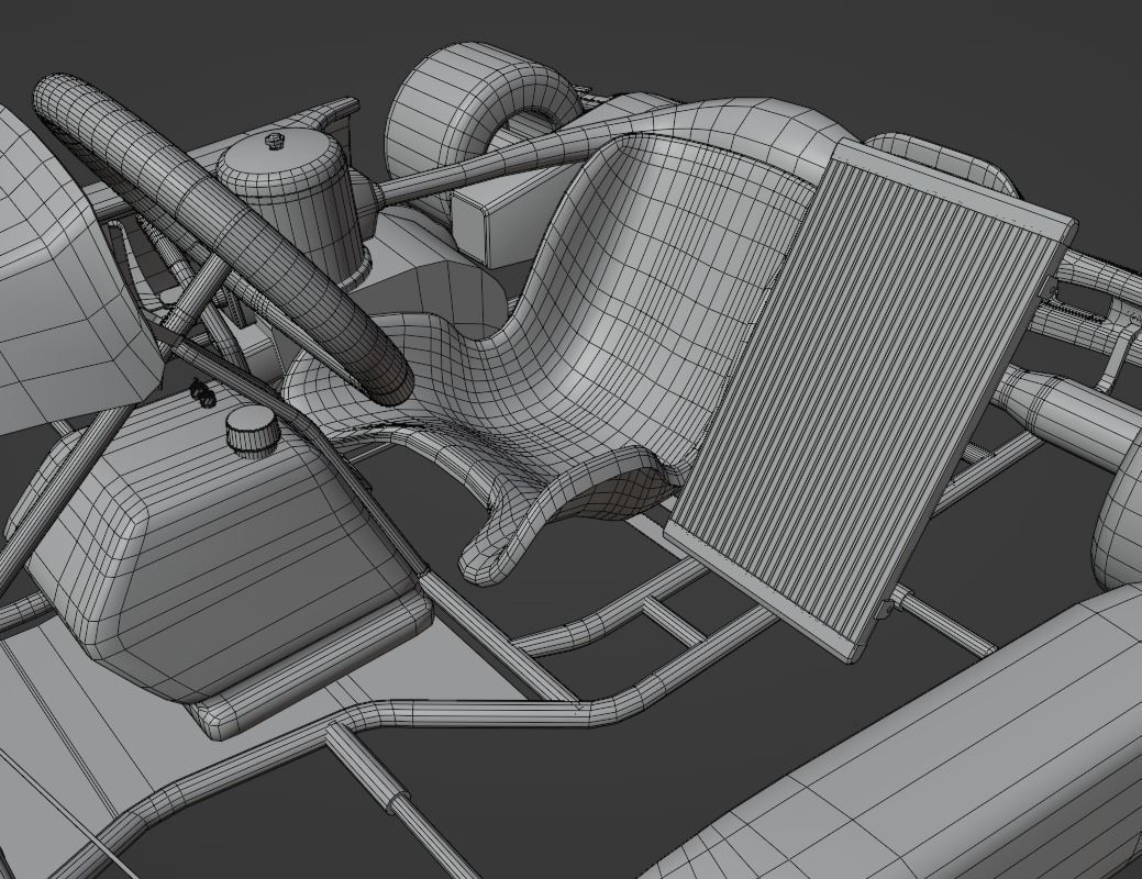 Go Kart  KartRepublic Low-poly 3D model_24