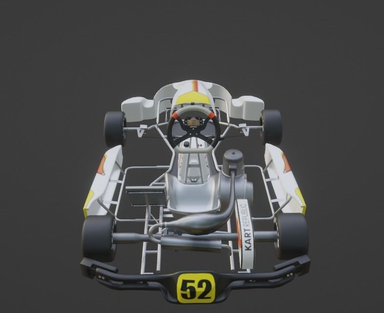 Go Kart  KartRepublic Low-poly 3D model_30