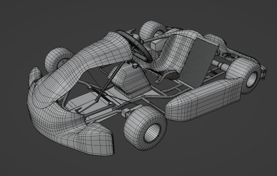 Go Kart  KartRepublic Low-poly 3D model_22