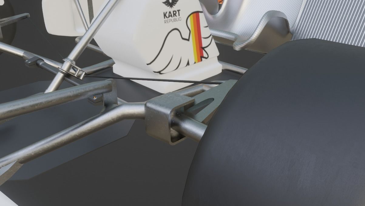 Go Kart  KartRepublic Low-poly 3D model_27