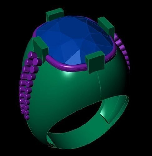 Men and women ring 3D print model