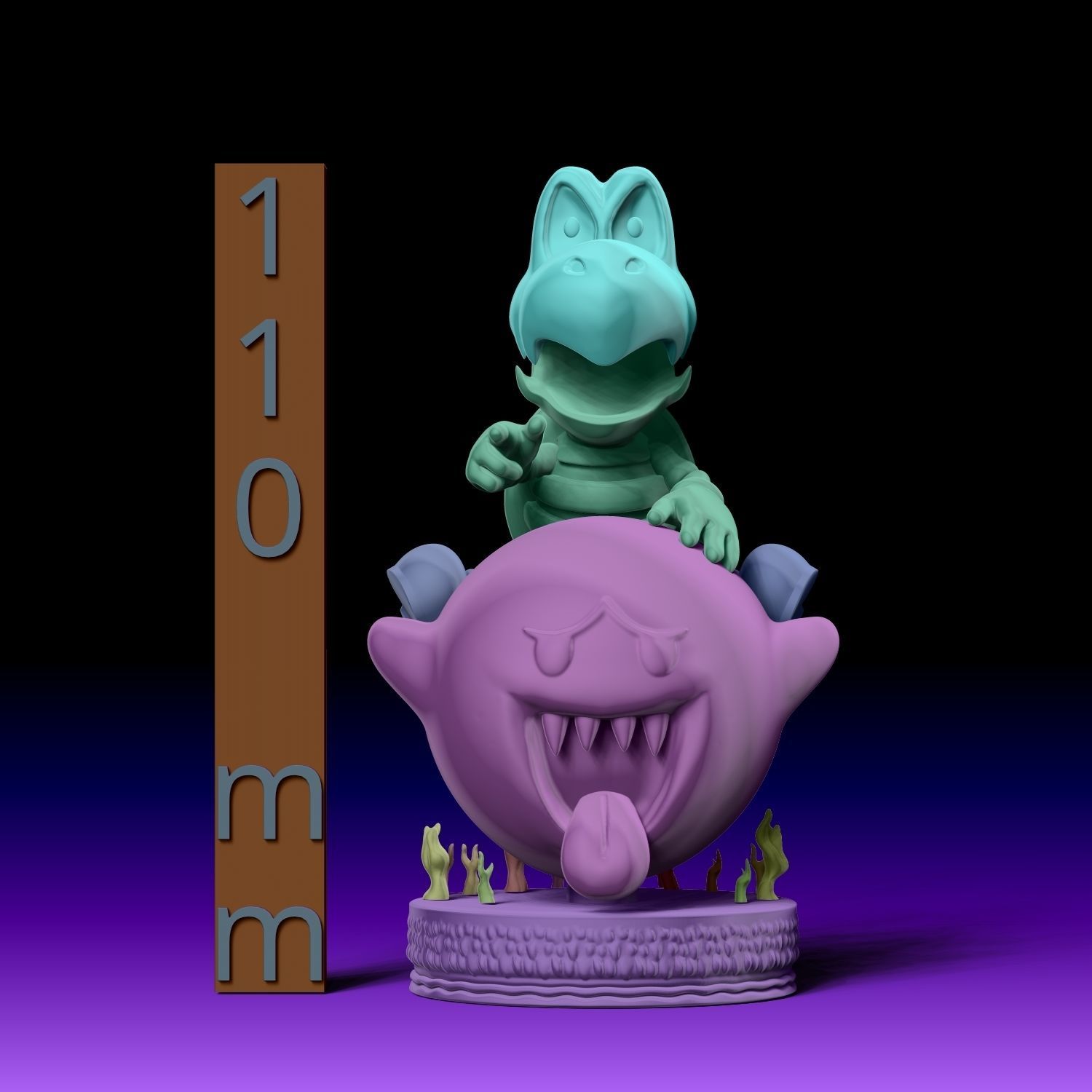 DRY BONES - HUESOS SECOS - HALLOWEEN - MARIO BROS Y BOO 3D print model_9