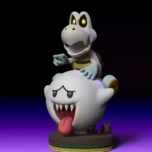 DRY BONES - HUESOS SECOS - HALLOWEEN - MARIO BROS Y BOO 3D print model DRY BONES - HUESOS SECOS - HALLOWEEN - MARIO BROS Y BOO 3D print model