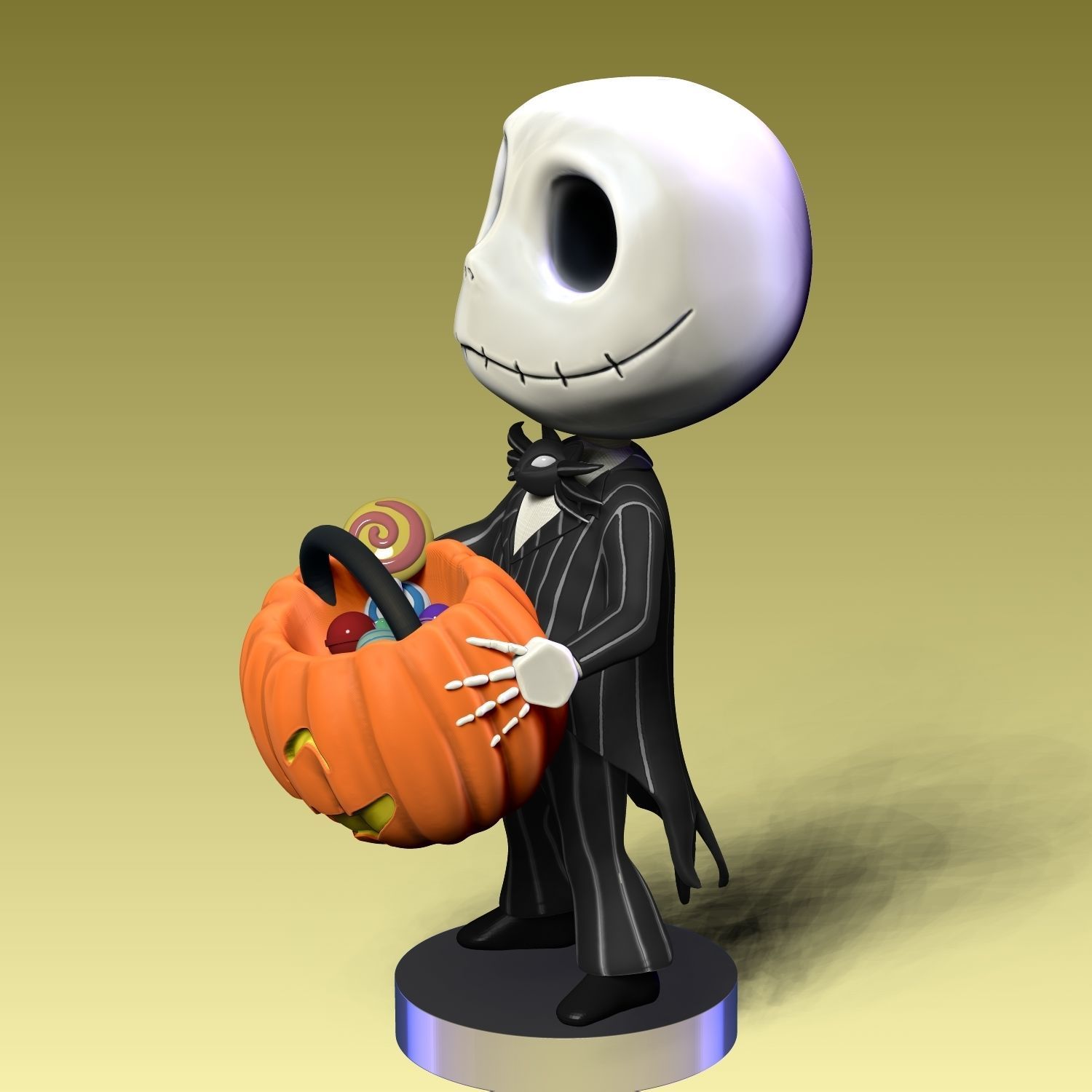 The Nightmare Before Christmas - JACK SKELLINGTON - HALLOWEEN  3D print model_4