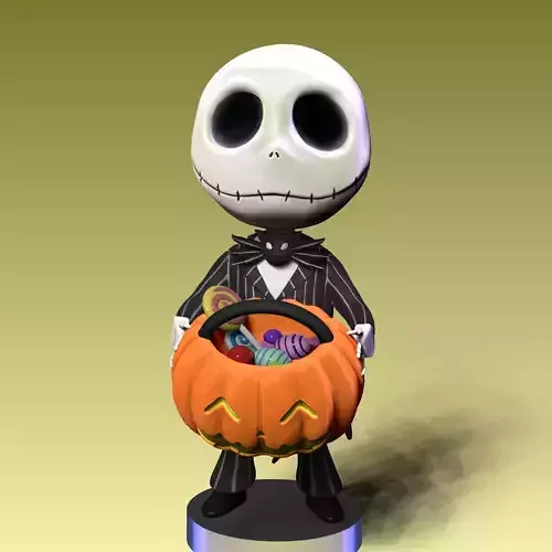 The Nightmare Before Christmas - JACK SKELLINGTON - HALLOWEEN  3D print model