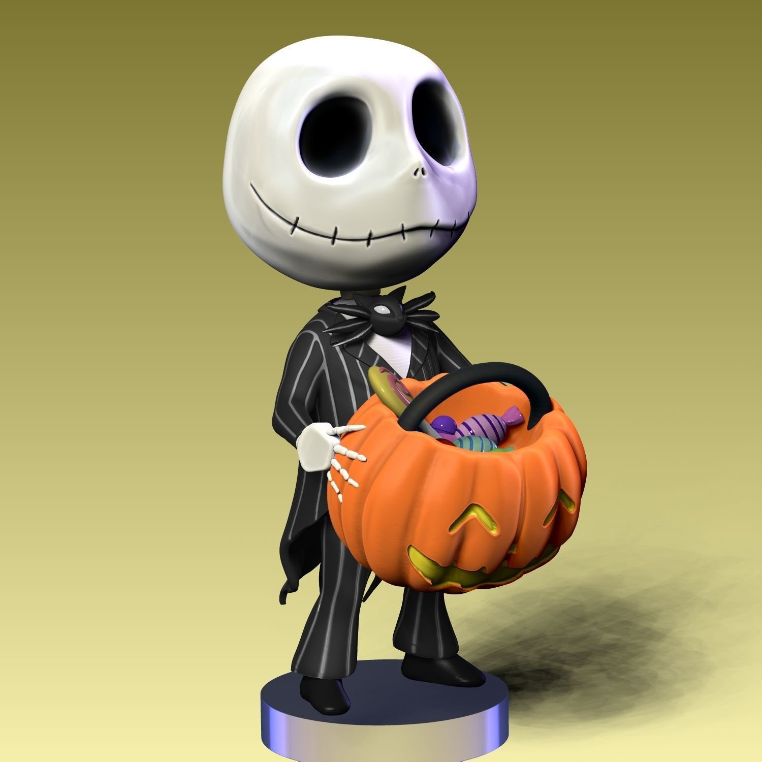 The Nightmare Before Christmas - JACK SKELLINGTON - HALLOWEEN  3D print model_5