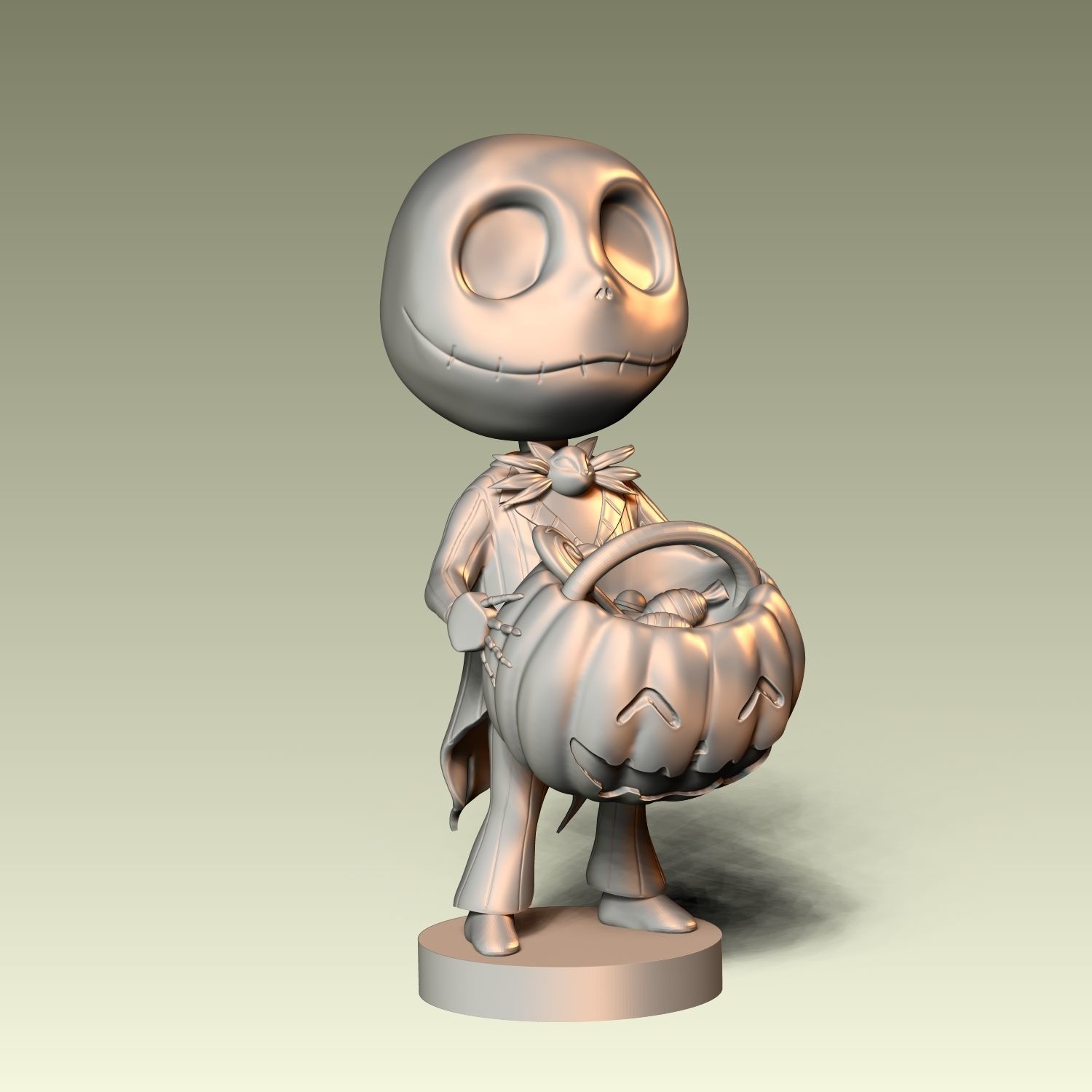 The Nightmare Before Christmas - JACK SKELLINGTON - HALLOWEEN  3D print model_8