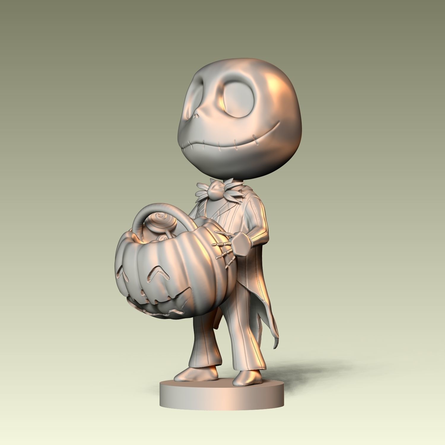 The Nightmare Before Christmas - JACK SKELLINGTON - HALLOWEEN  3D print model_7