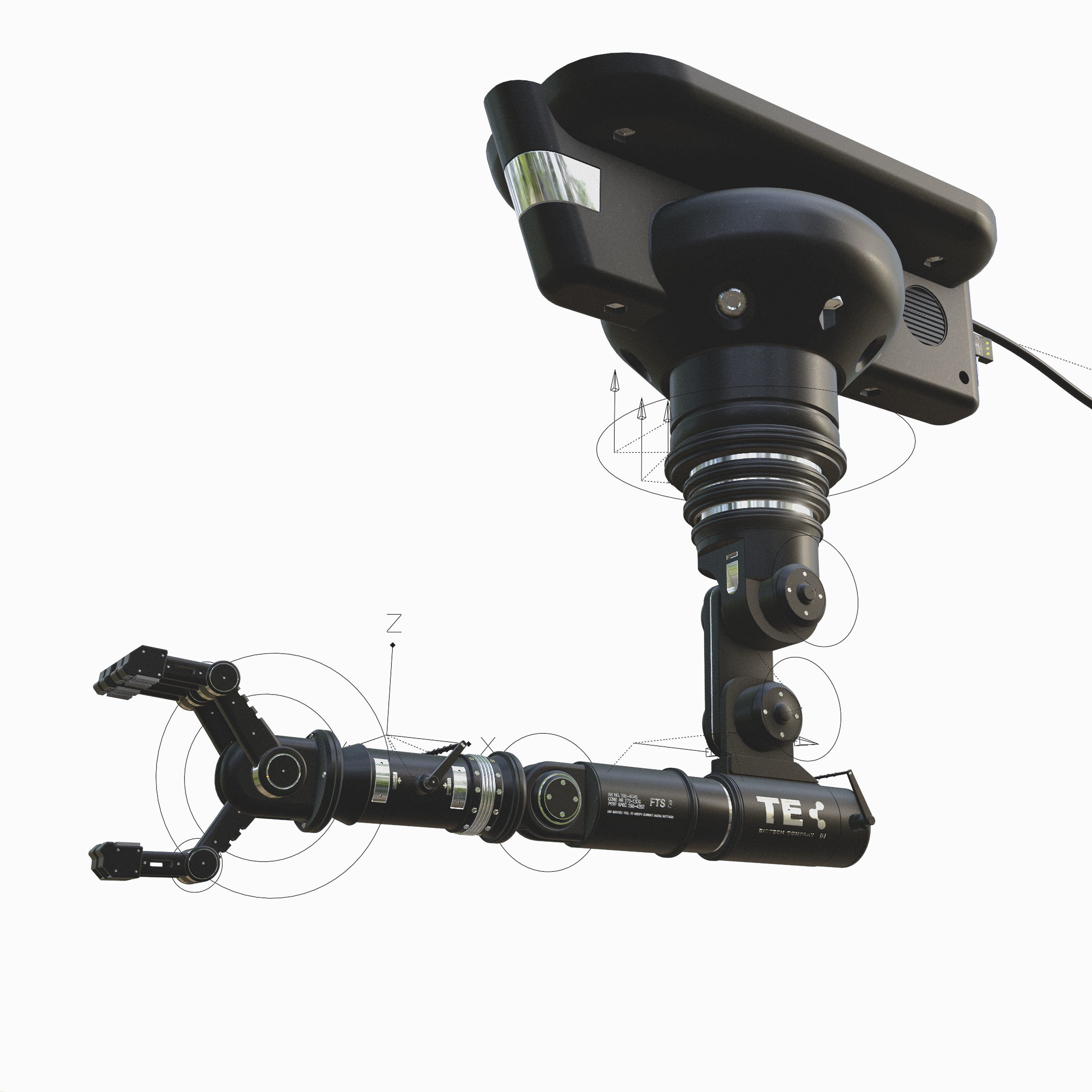 Industrial Robot 3D model_5