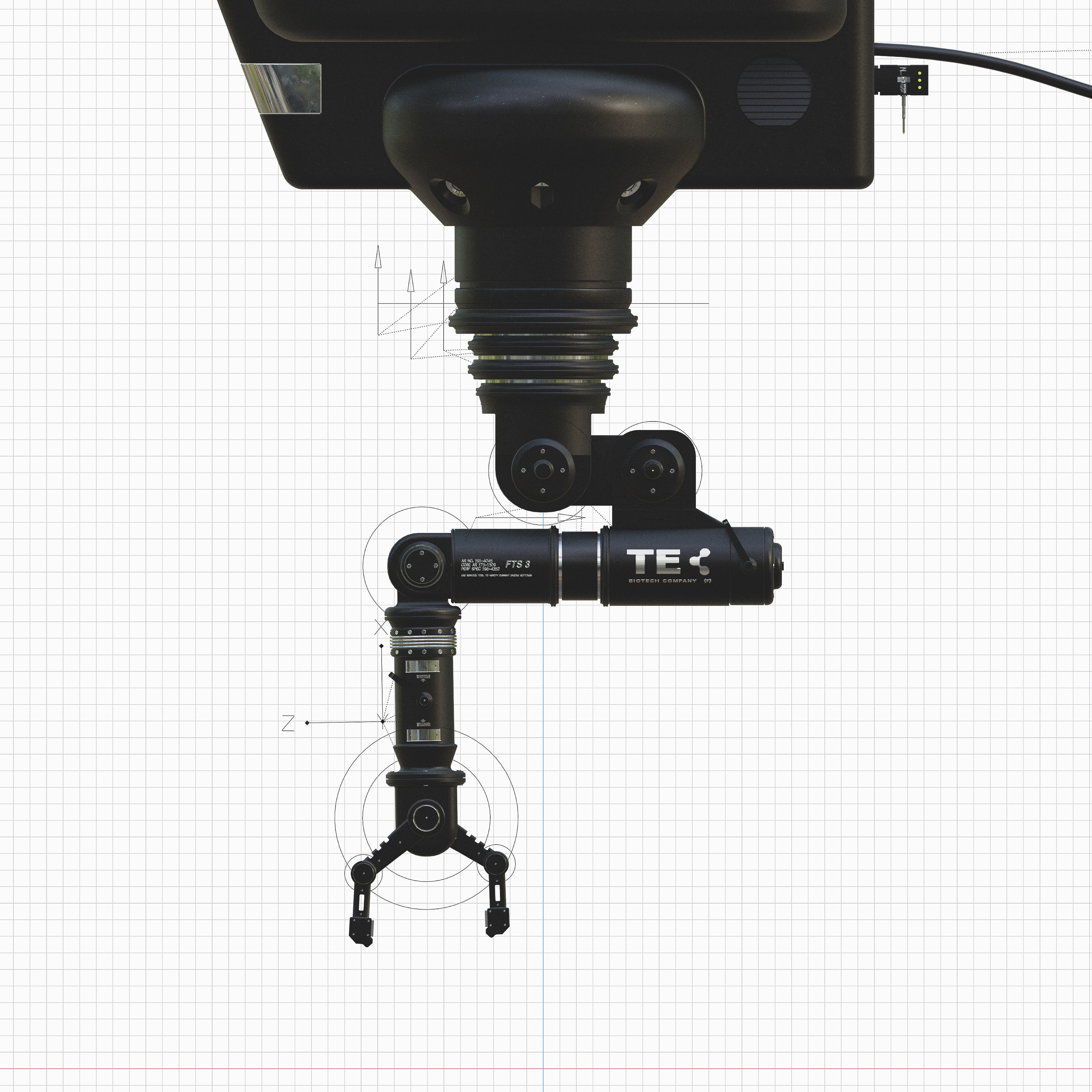 Industrial Robot 3D model_6