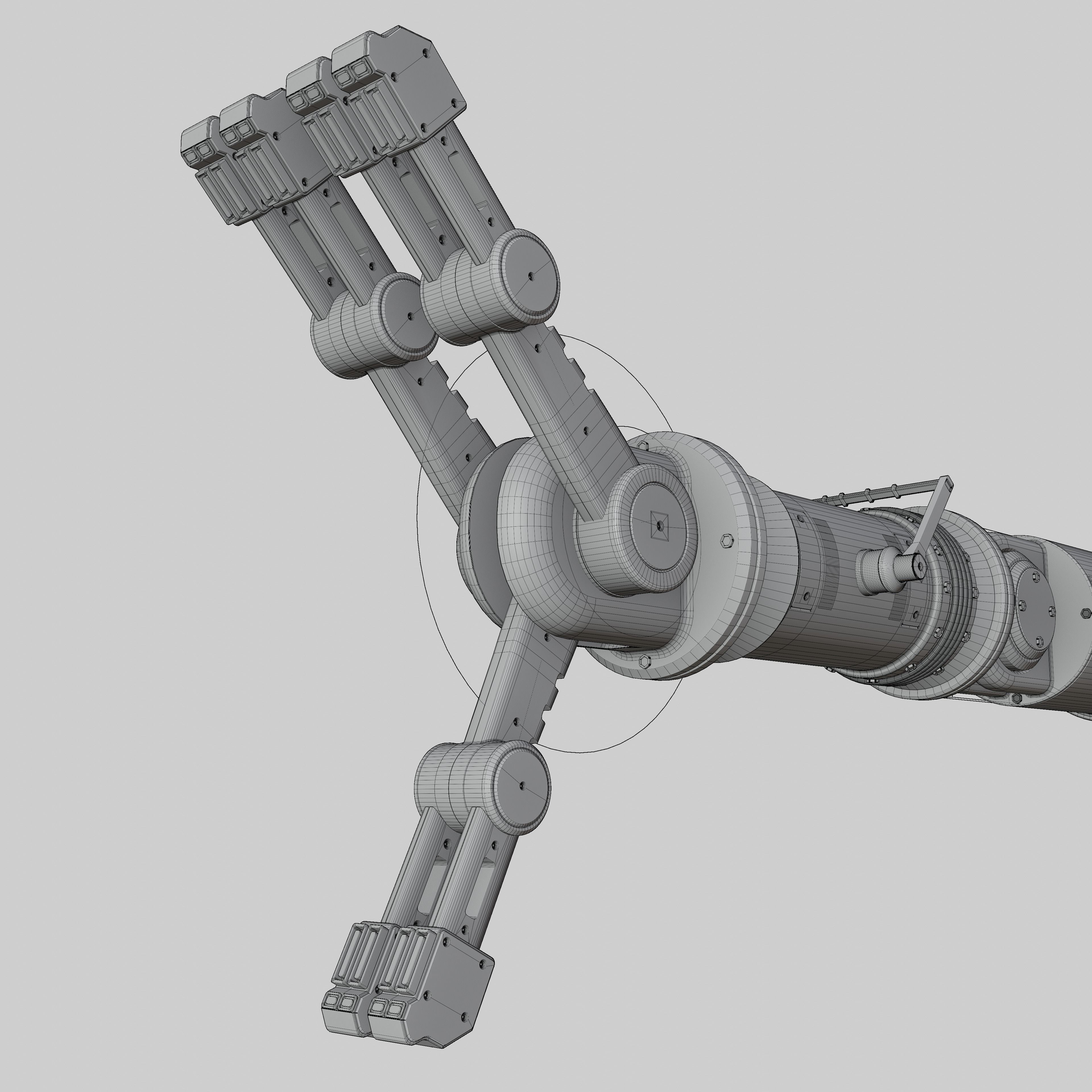 Industrial Robot 3D model_11