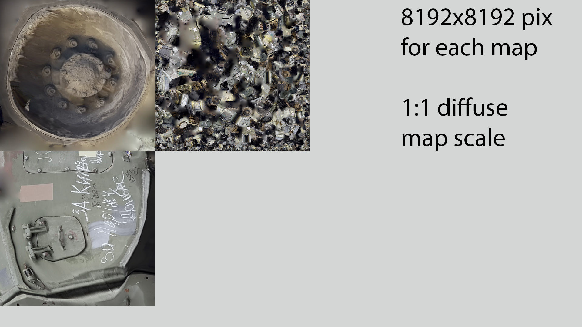 Destroyed 2S19 Msta 152 mm self-propelled howitzer M1990 3D model_6