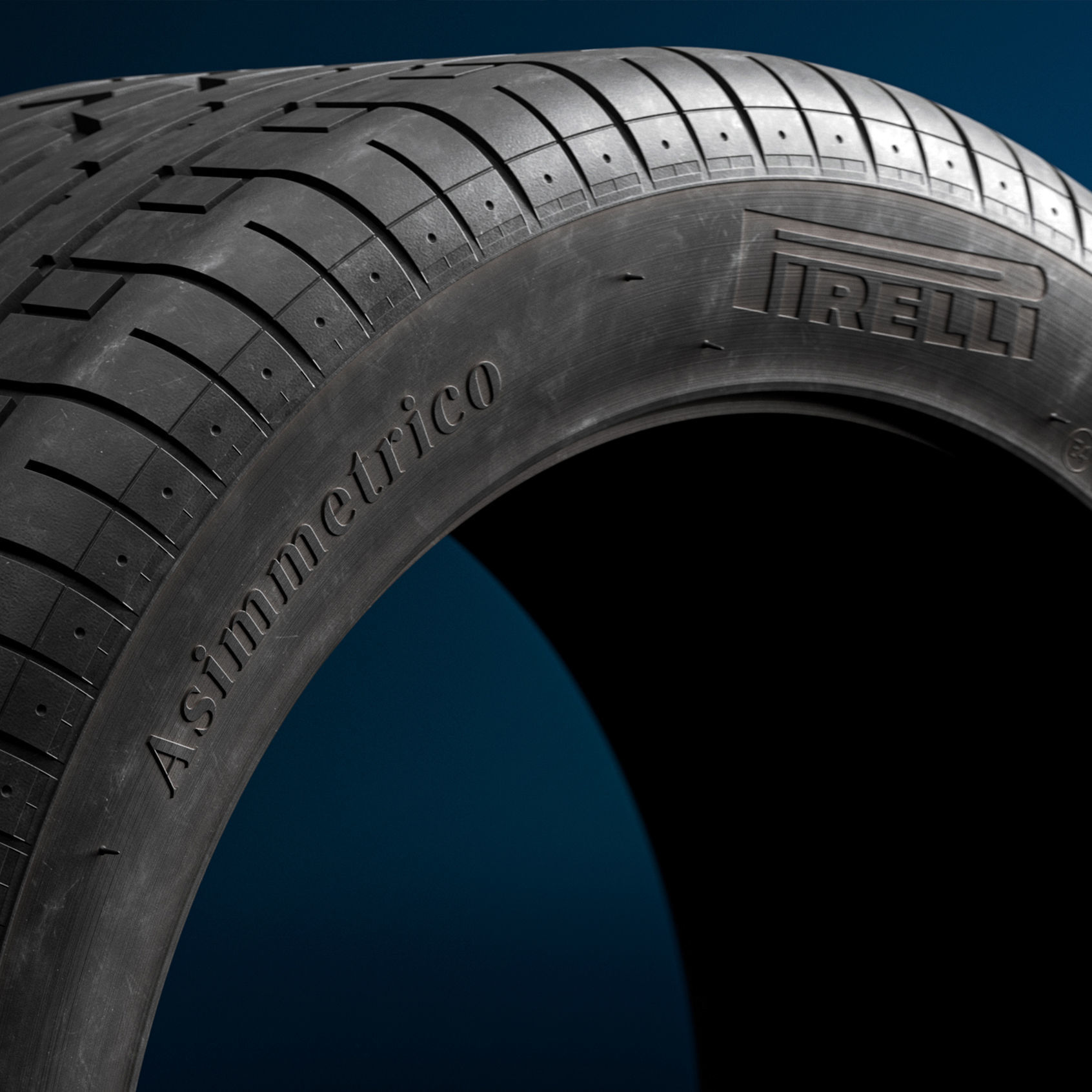 Pirelli Pzero Asimmetrico - CAD model 3D model_1