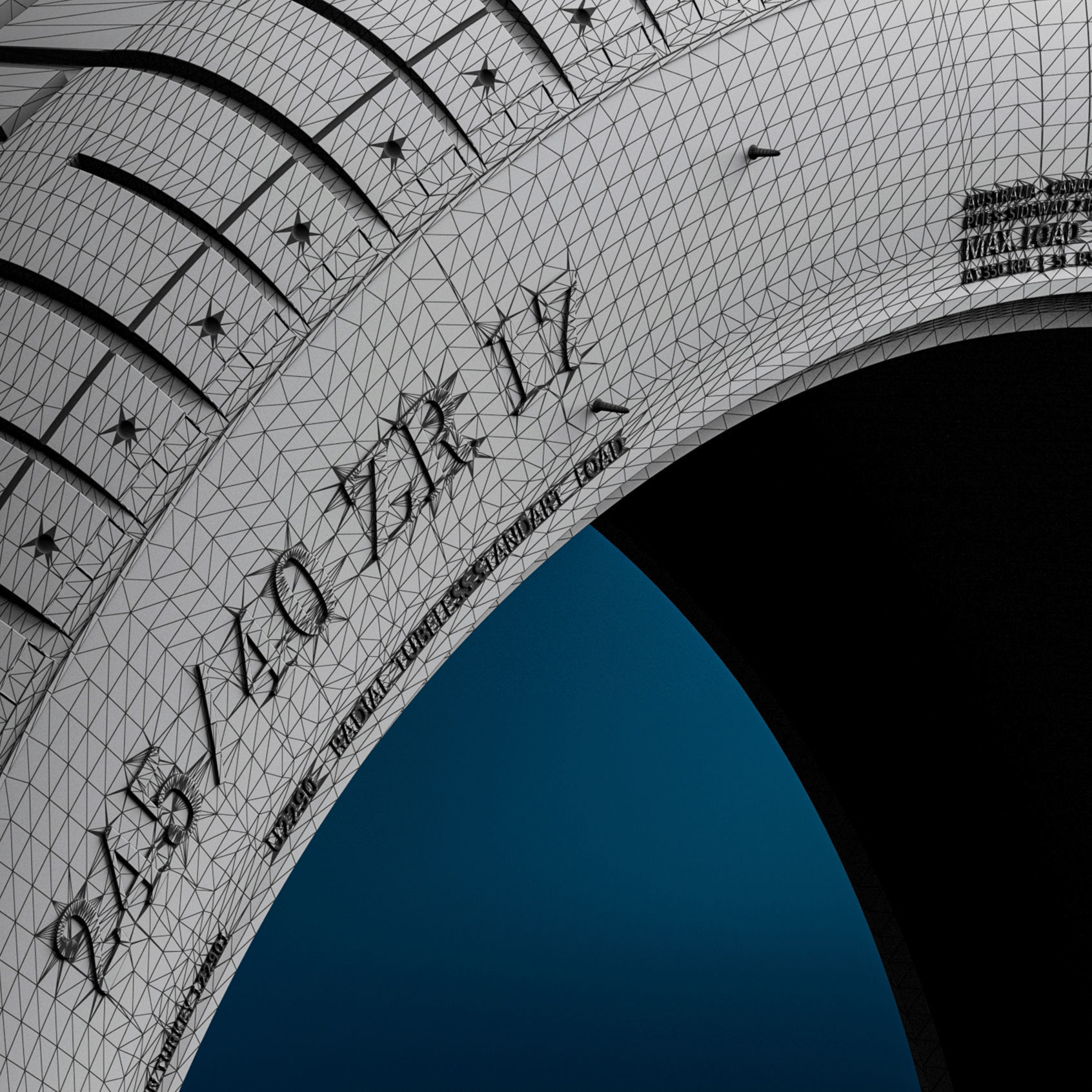 Pirelli Pzero Asimmetrico - CAD model 3D model_4