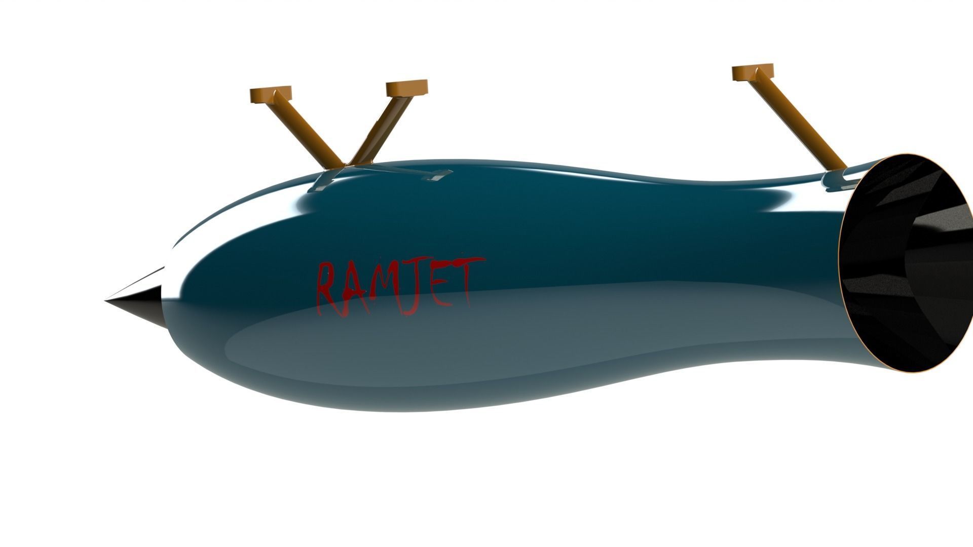 Ramjet 3D print model_3