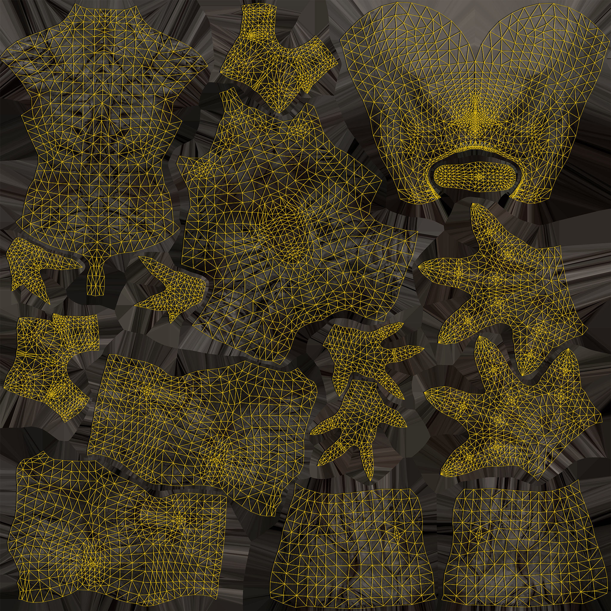 Horror Demon Creature v3 with 66 animations Low-poly 3D model_12