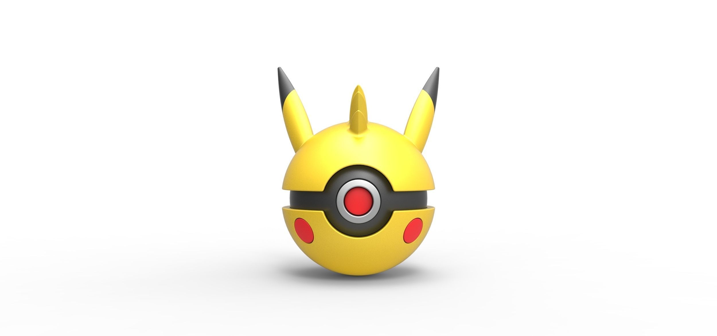 Pikachu Spike orb 3D print model_2