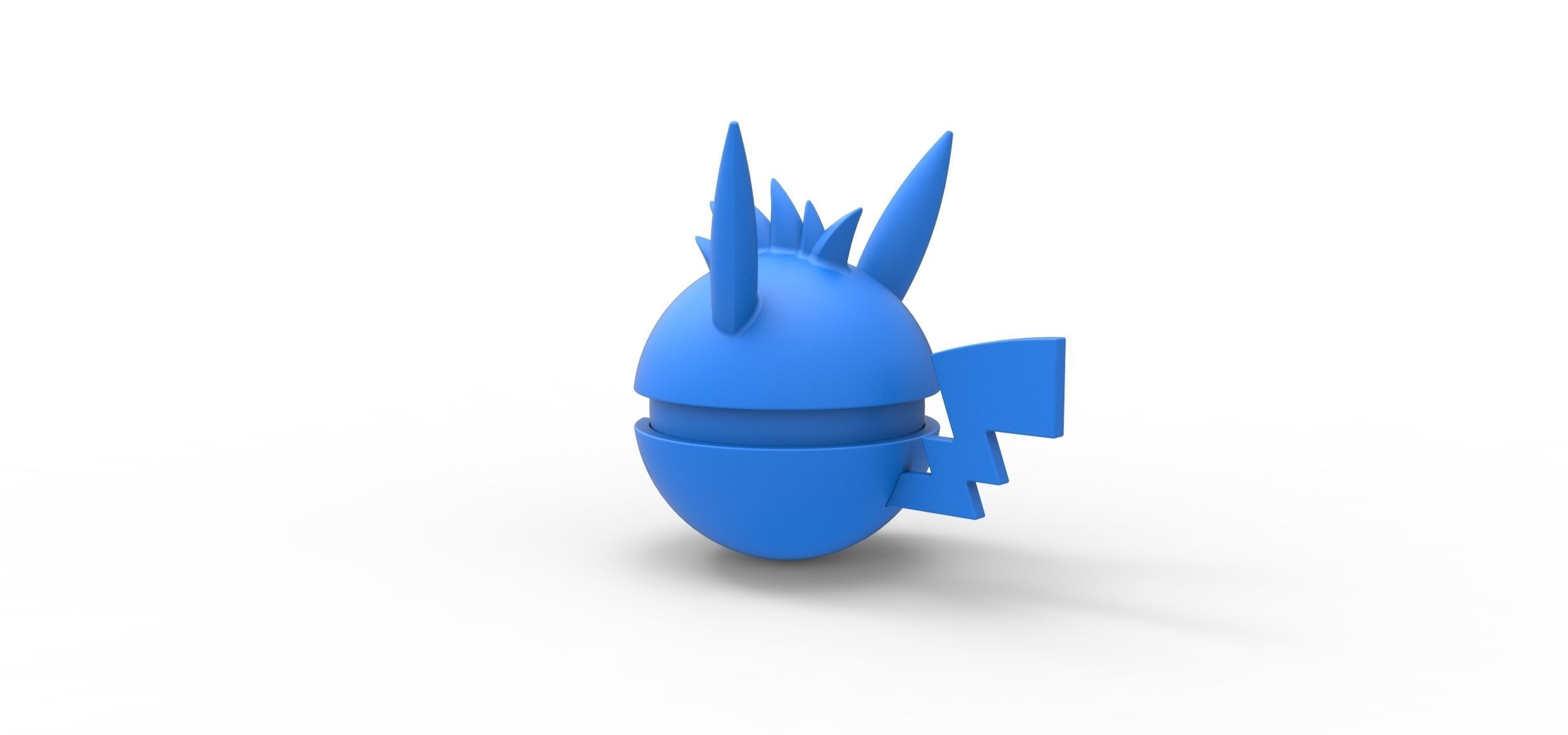 Pikachu Spike orb 3D print model_15