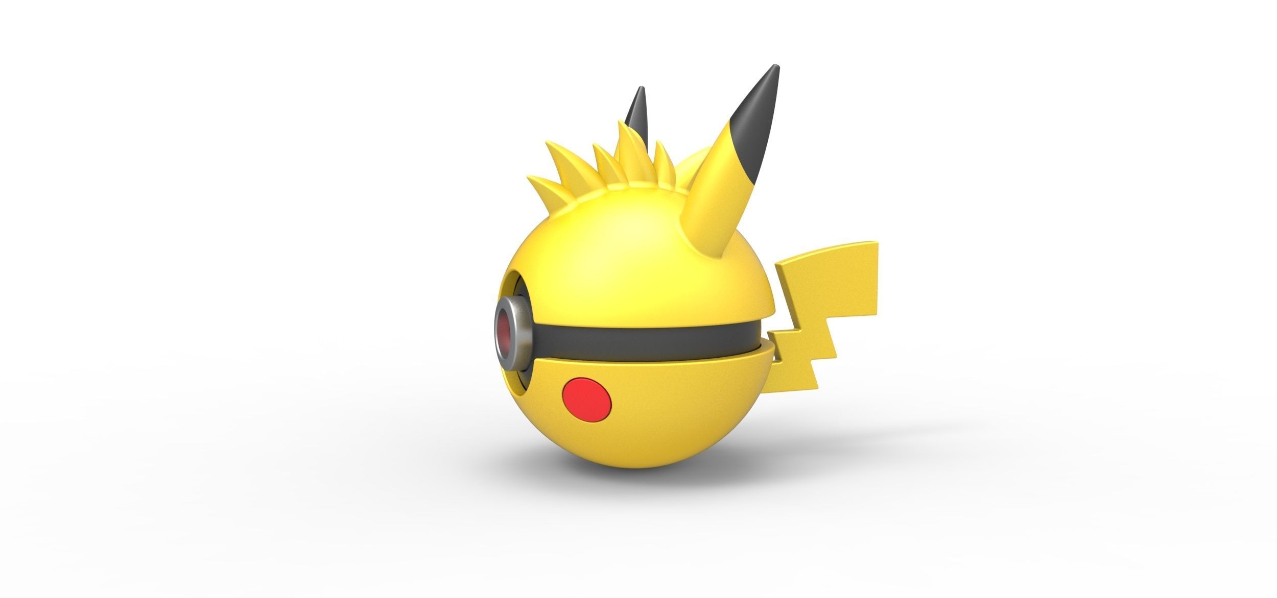 Pikachu Spike orb 3D print model_5