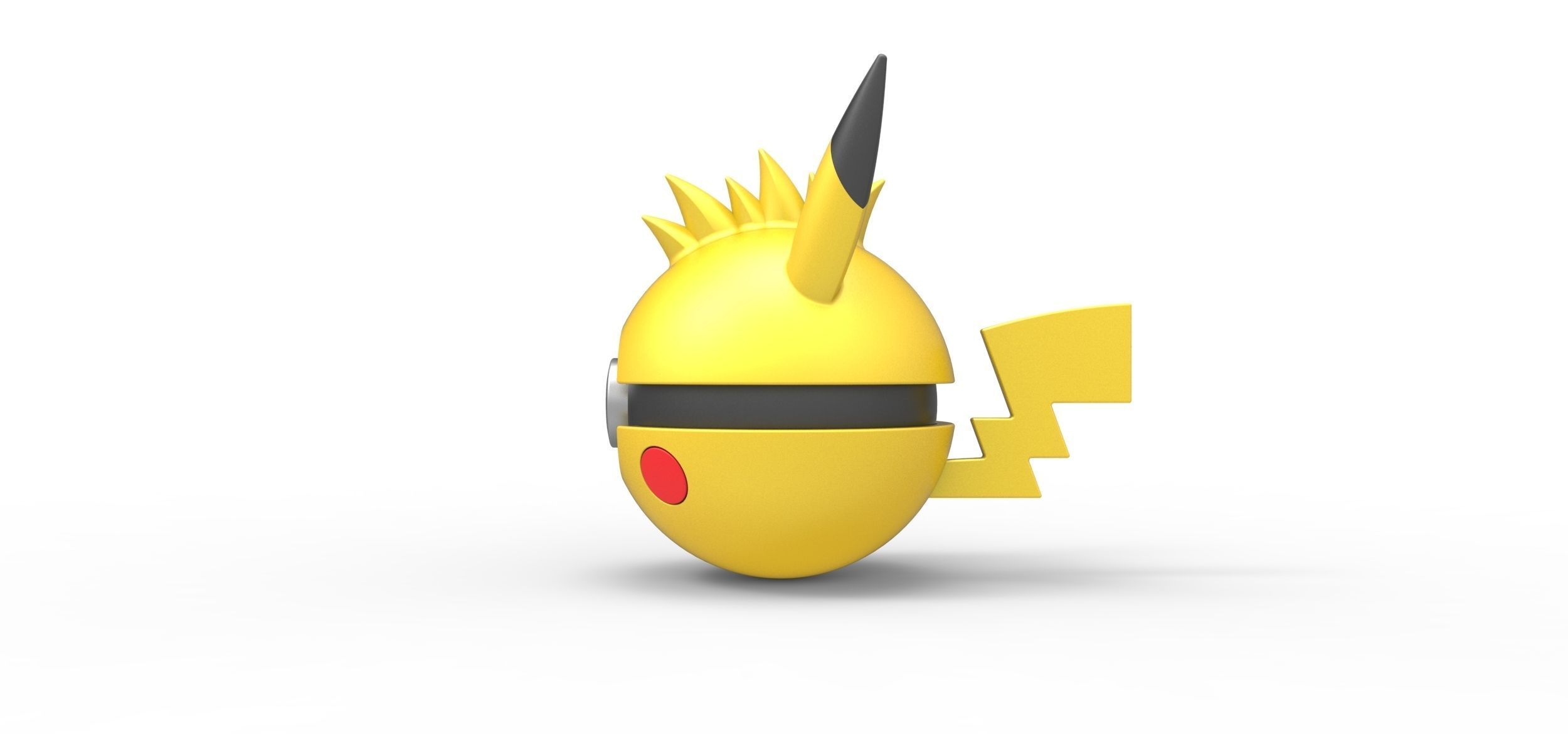 Pikachu Spike orb 3D print model_6