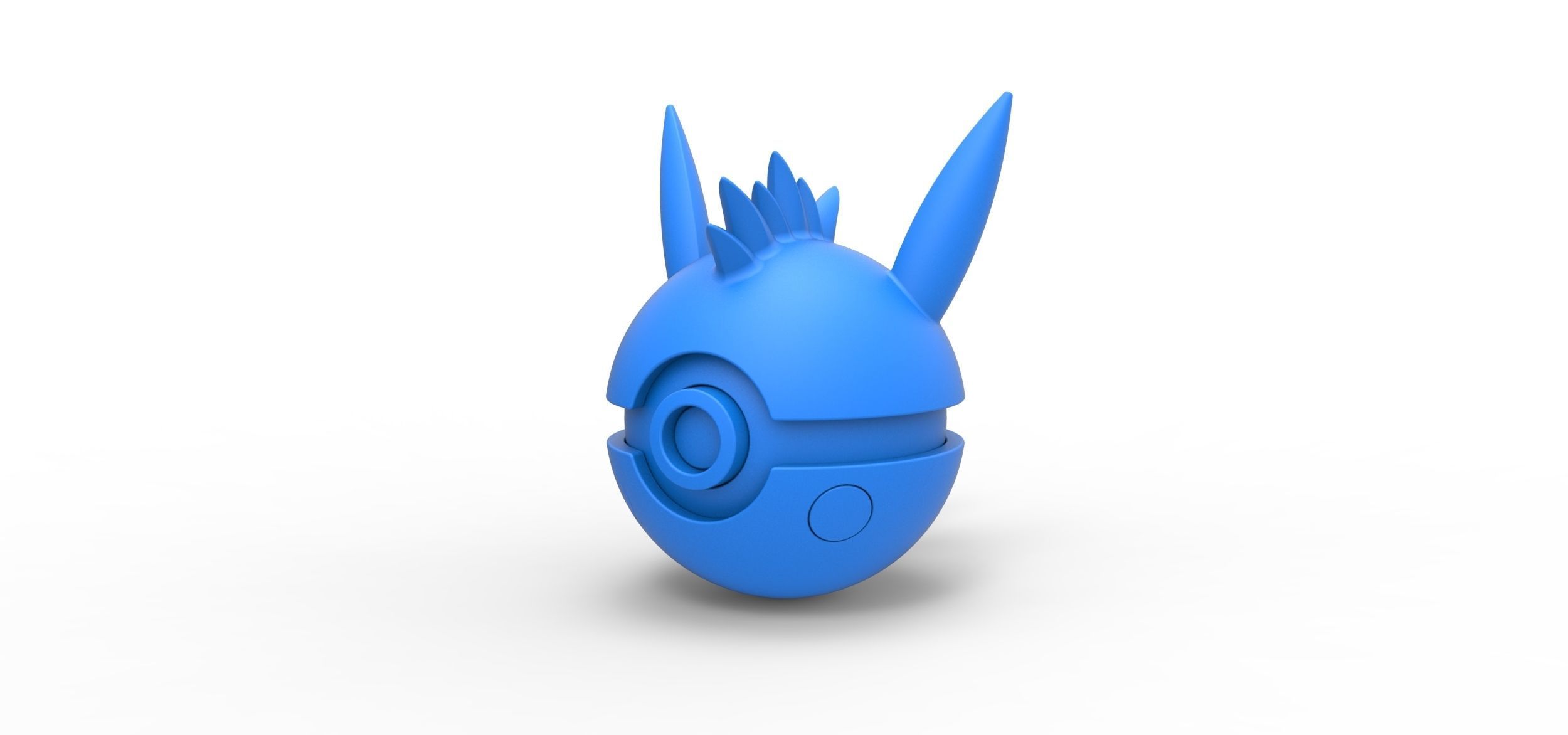 Pikachu Spike orb 3D print model_9