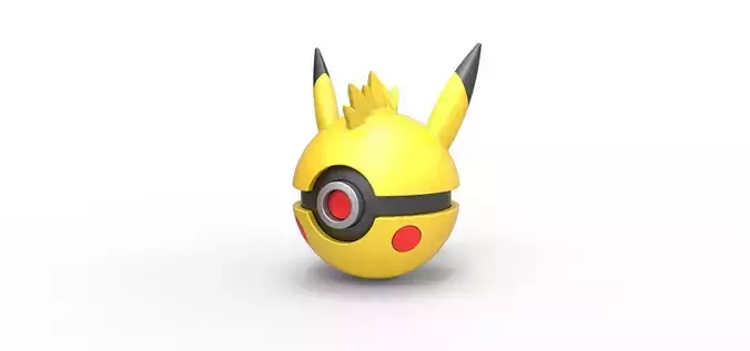 Pikachu Spike orb 3D print model