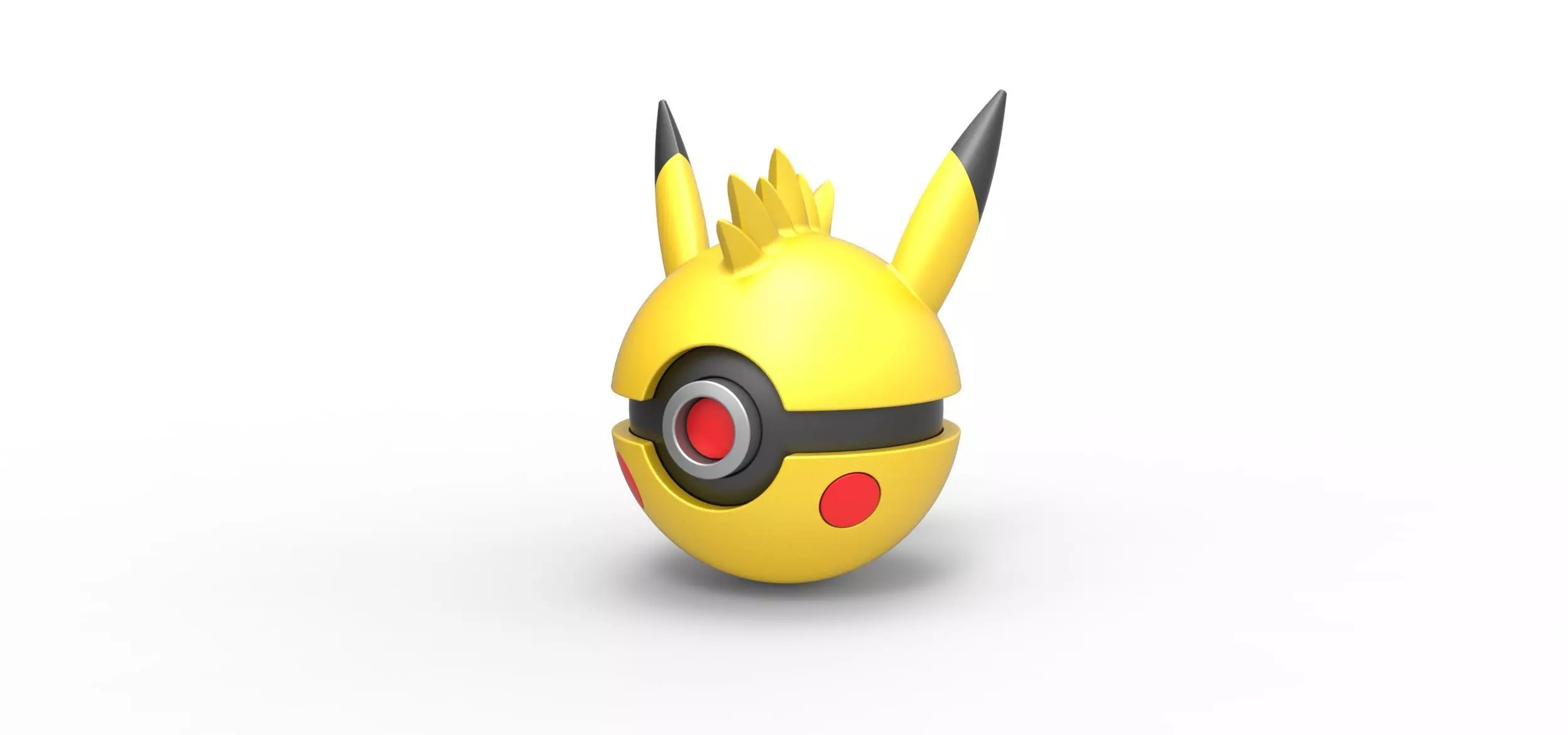 Pikachu Spike orb 3D print model_0